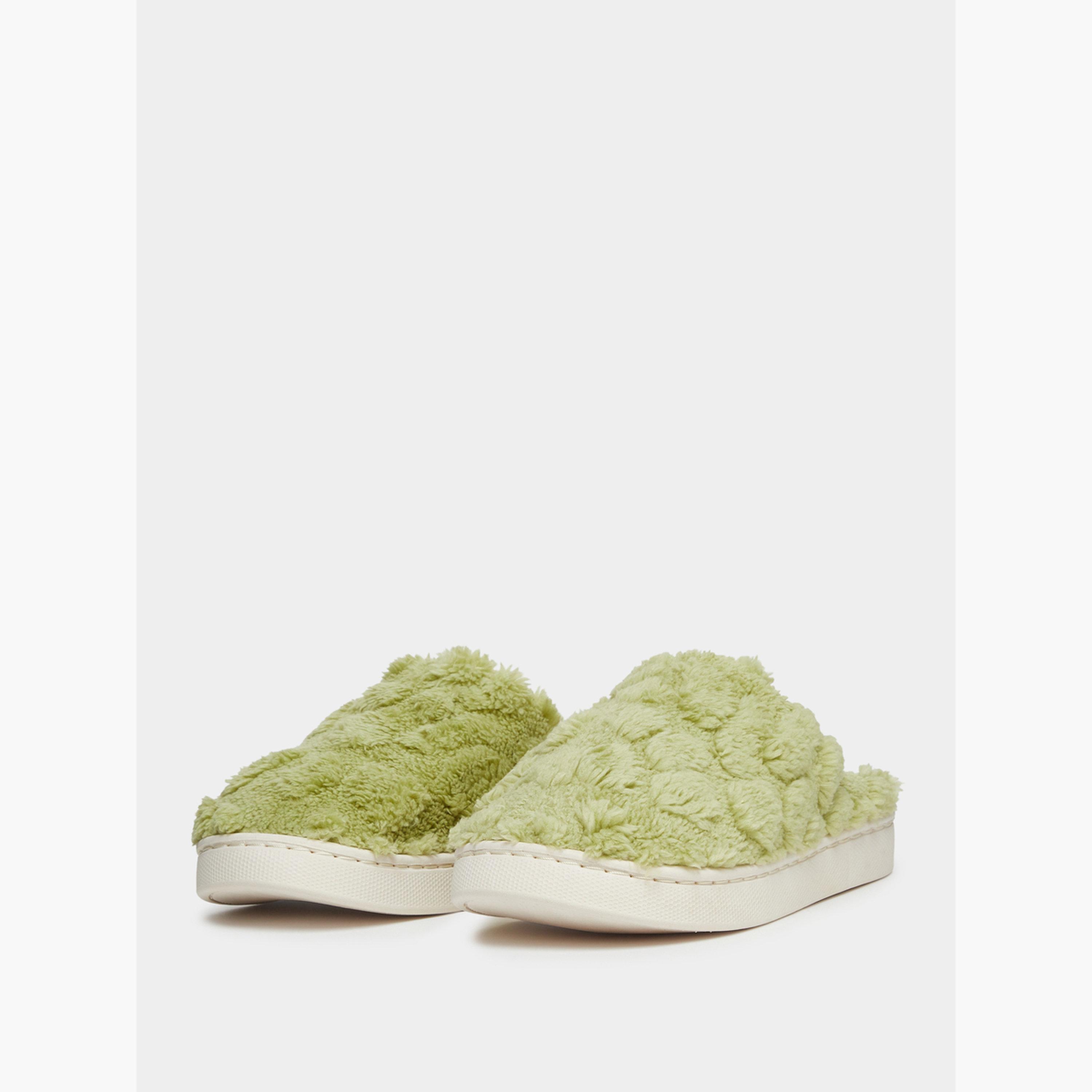 Take Two Solid Plush Bedroom Slippers-women-shoes-bedroomslippers-image-1