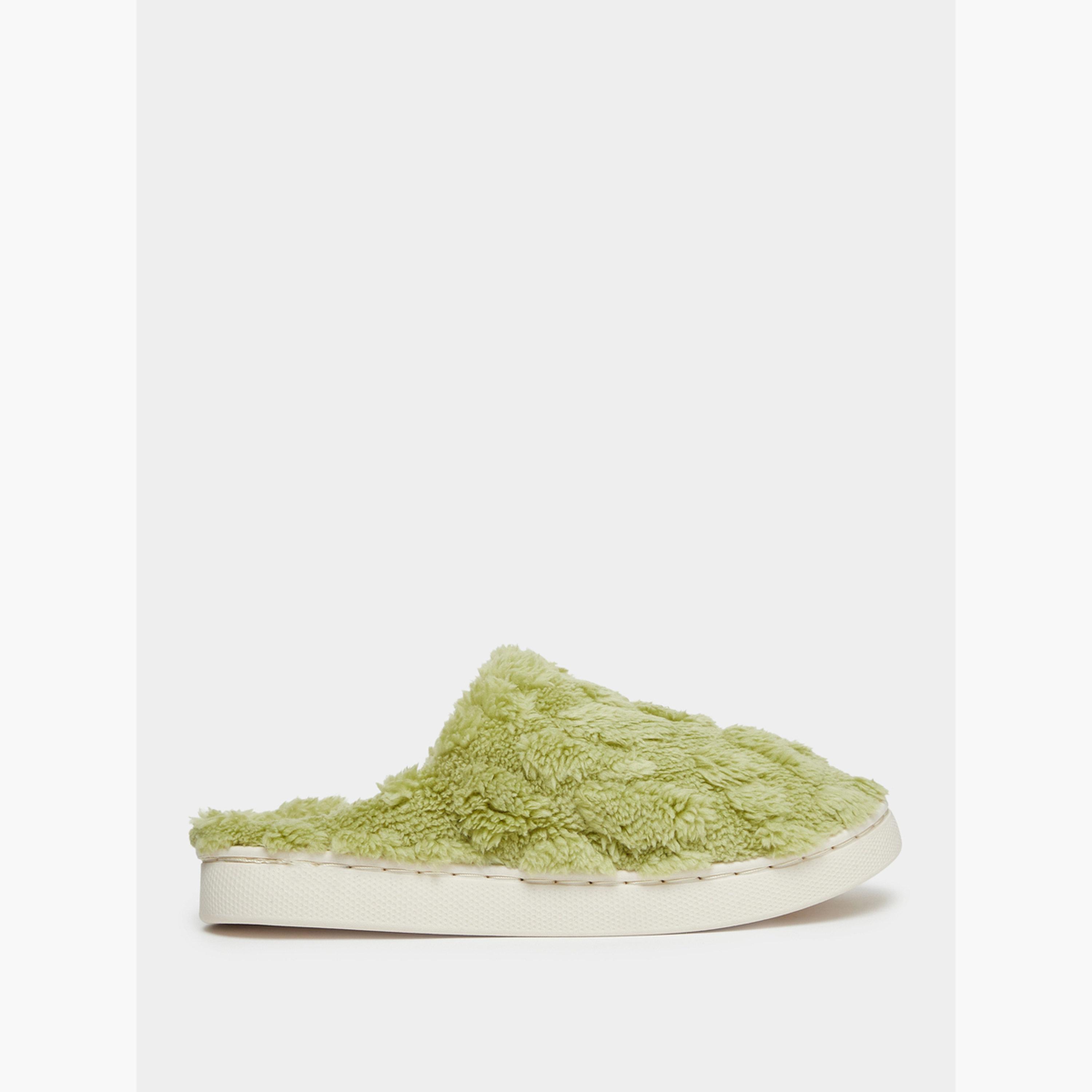 Take Two Solid Plush Bedroom Slippers-women-shoes-bedroomslippers-image-2