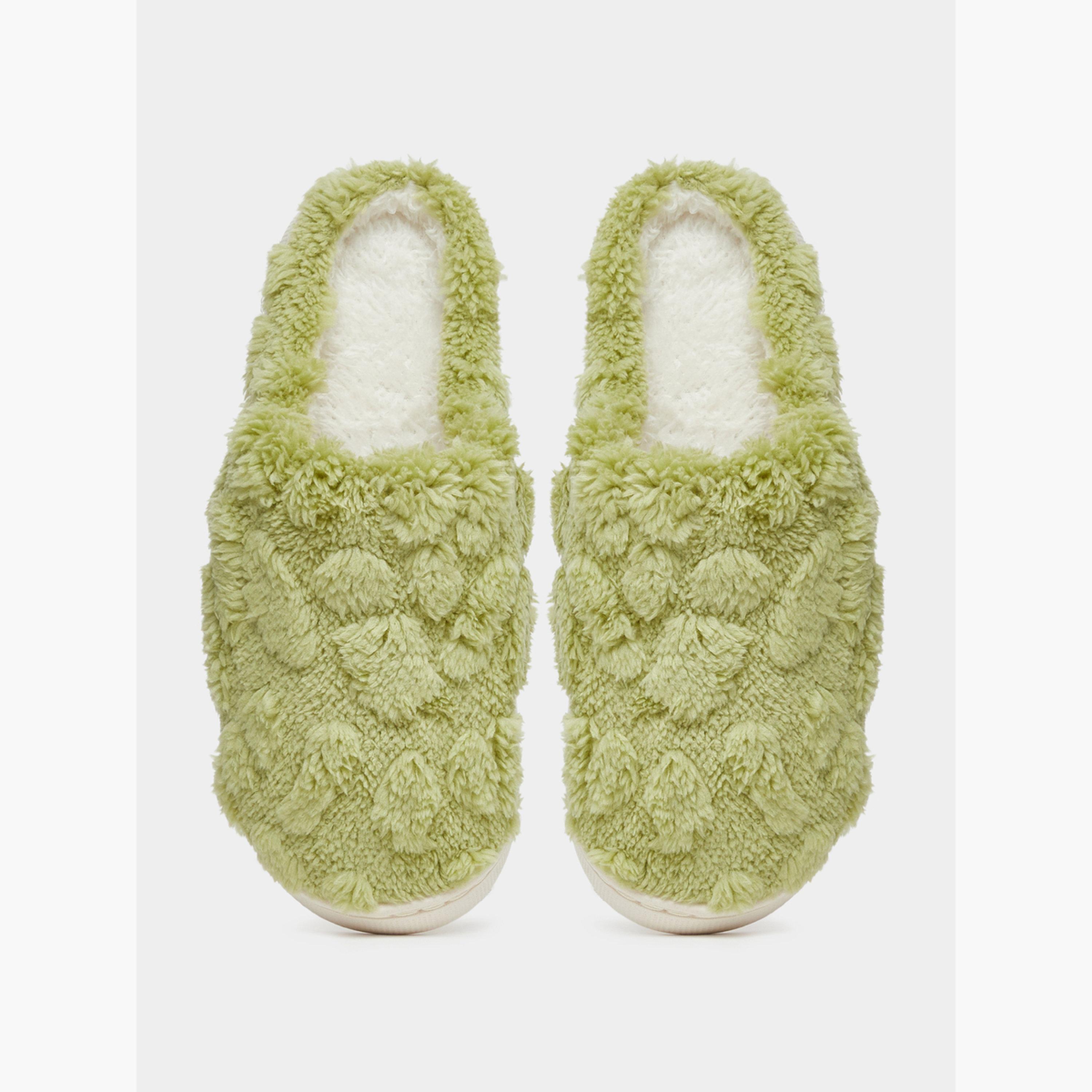 Take Two Solid Plush Bedroom Slippers-women-shoes-bedroomslippers-image-5