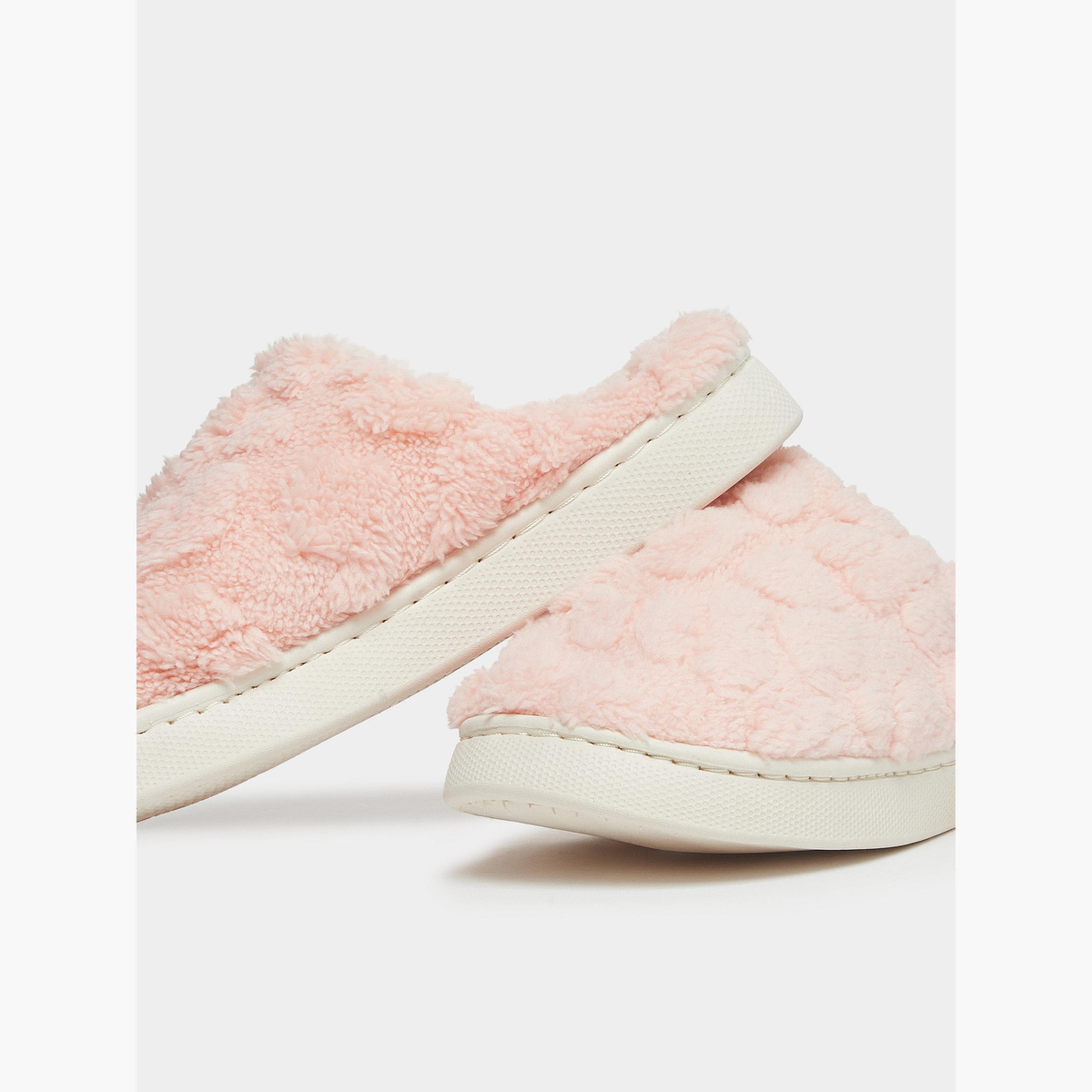 Take Two Solid Plush Bedroom Slippers-women-shoes-bedroomslippers-image-3