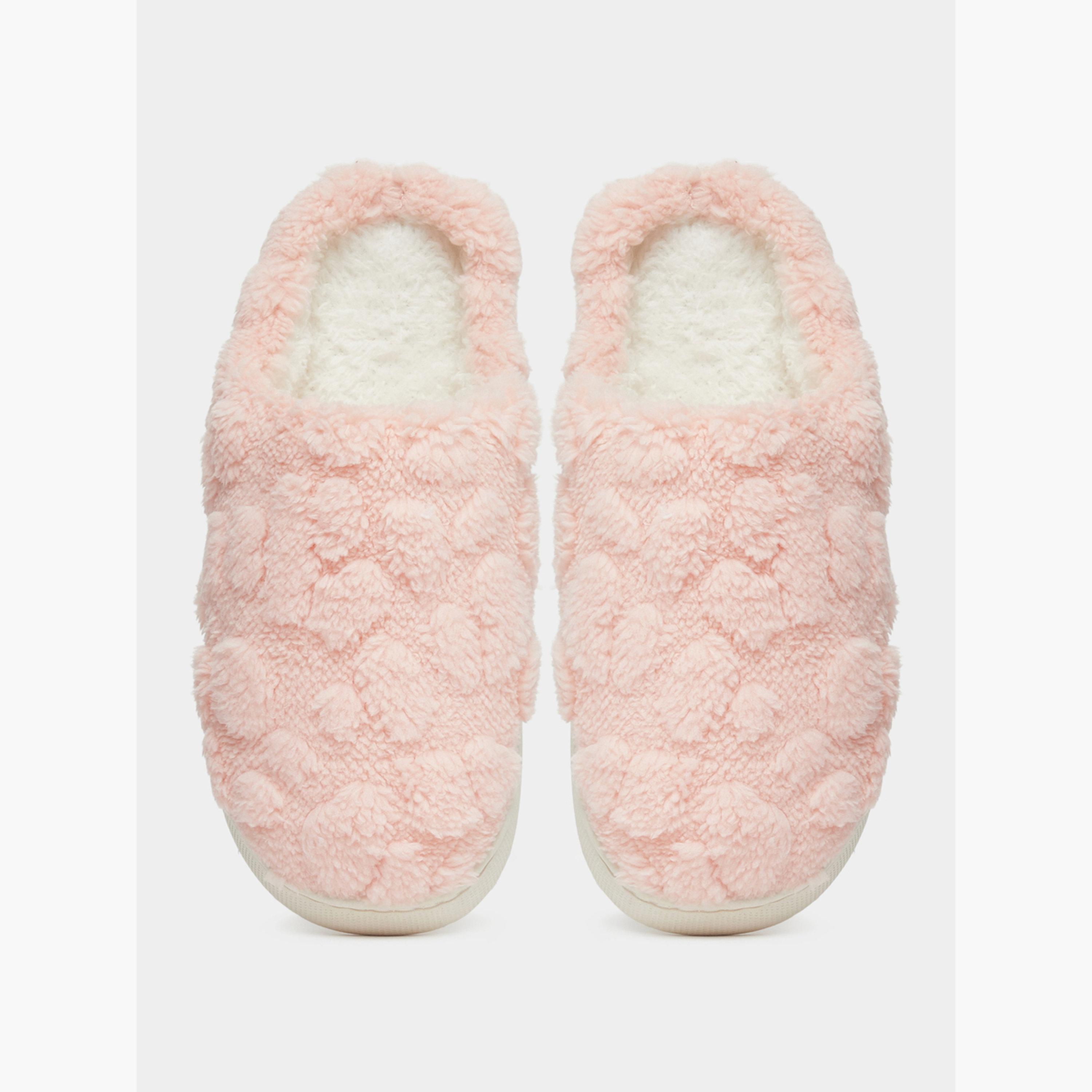 تيك تو - شبشب غرفة النوم طبقة محشوة ناعمة صلبة-women-shoes-bedroomslippers-image-2