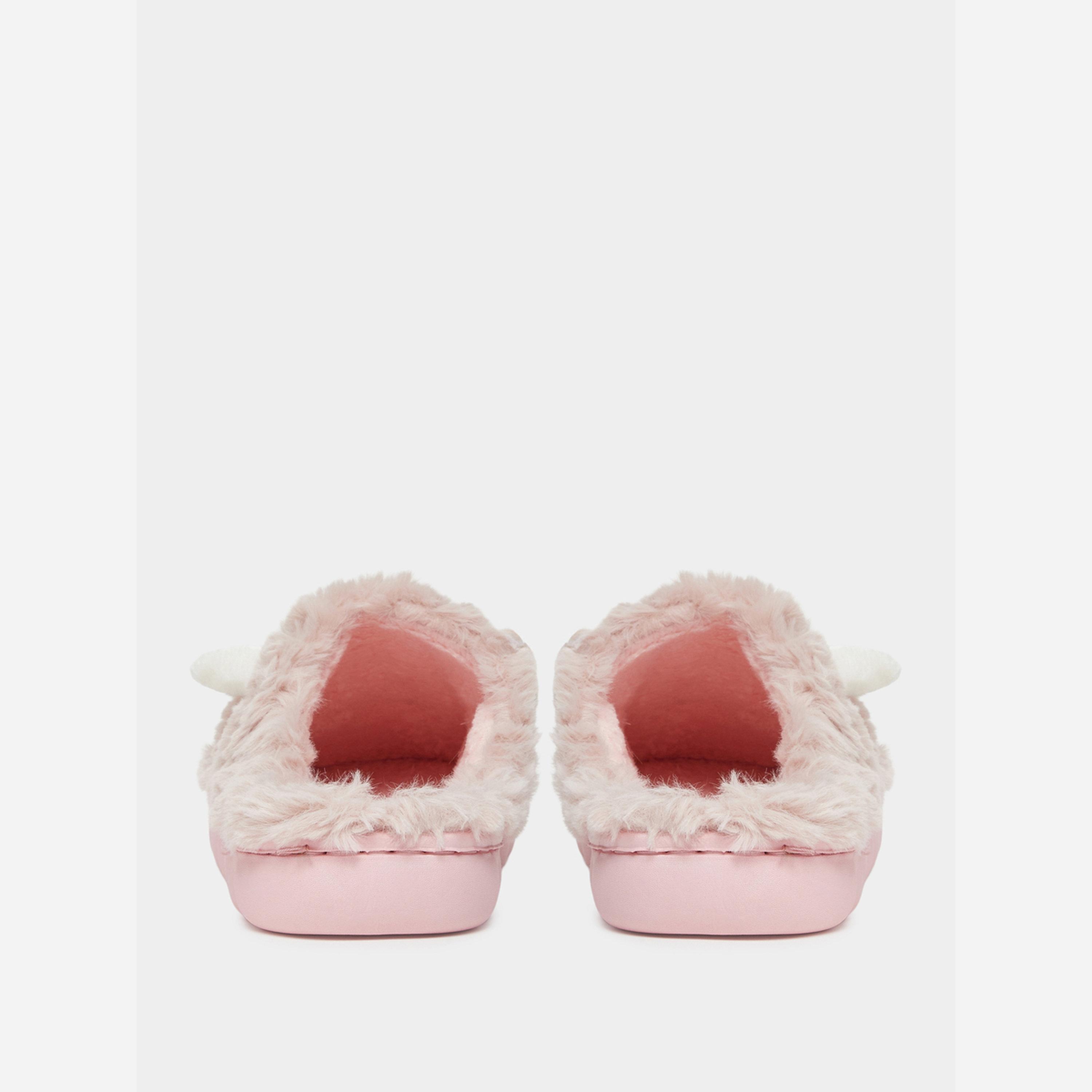 تيك تو - شبشب منزلي مزين باذان خروف من الفرو-women-shoes-bedroomslippers-image-5