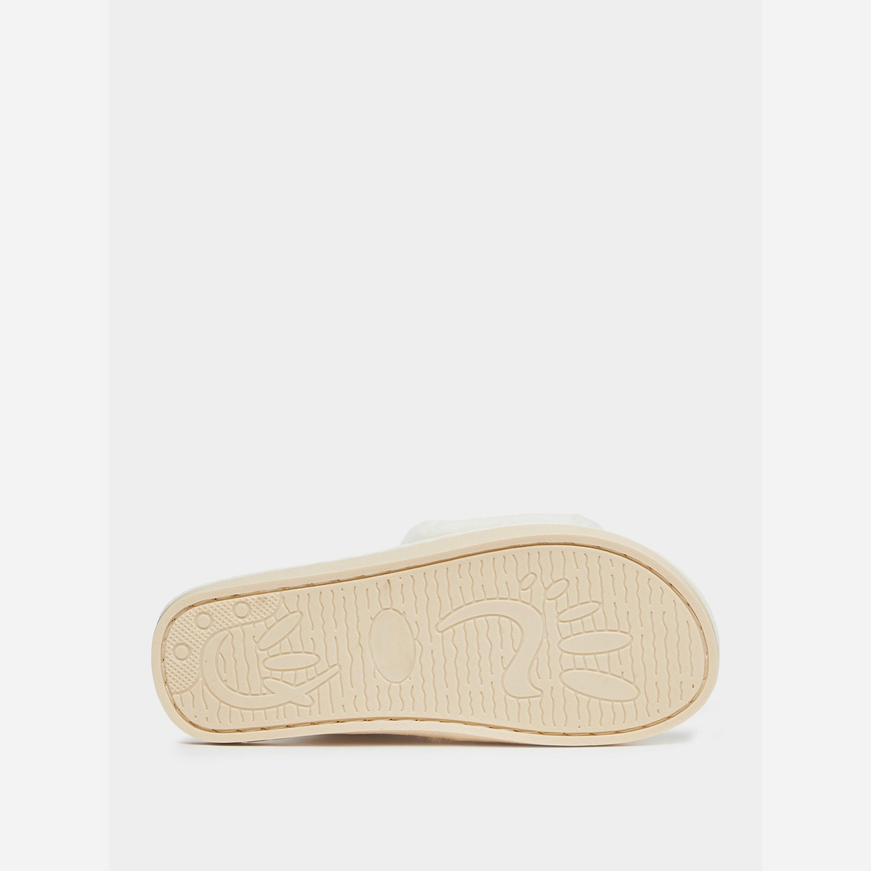 Take Two Solid Plush Flower Details Bedroom Slippers-women-shoes-bedroomslippers-image-6