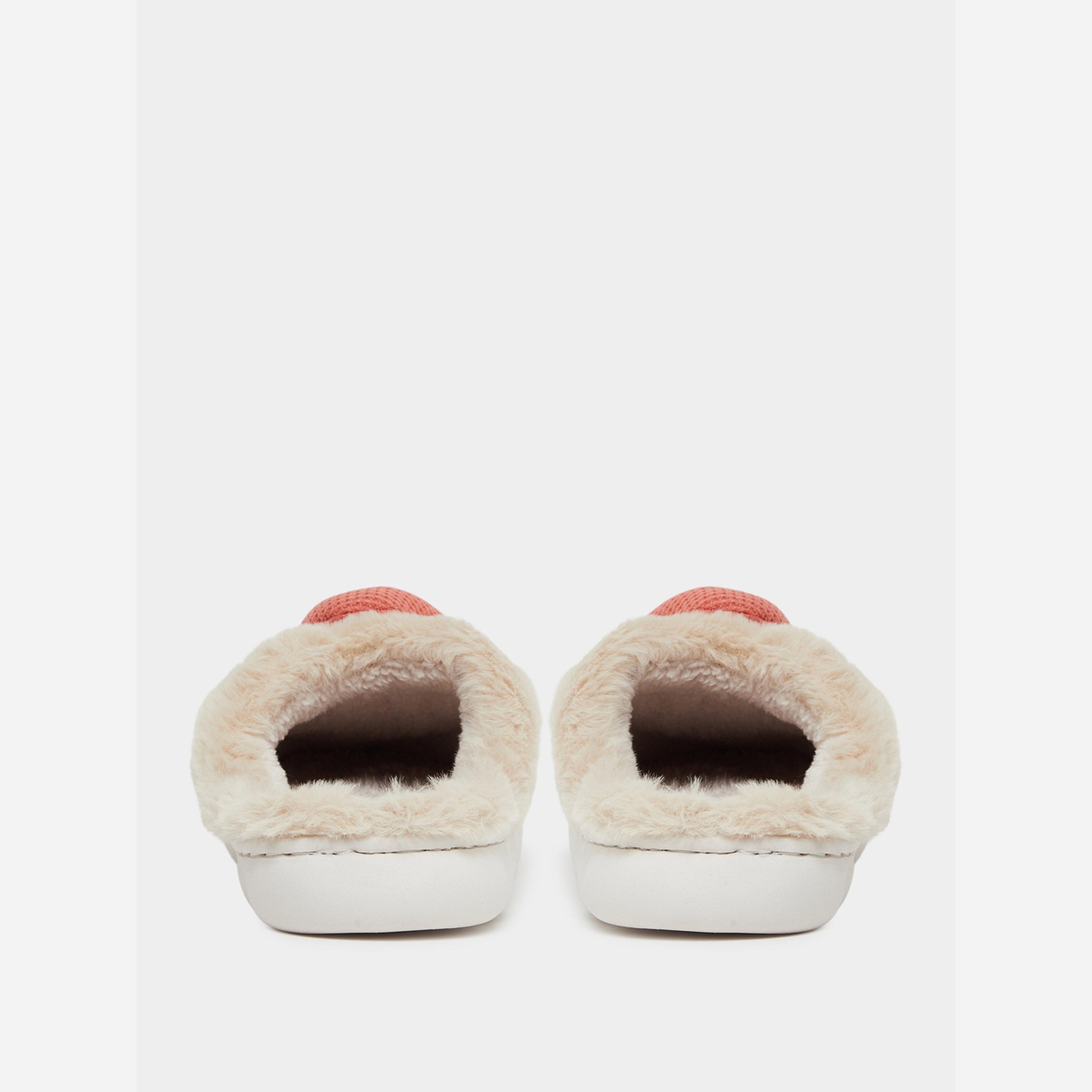 تيك تو - شبشب نوم فرو لون بيج-women-shoes-bedroomslippers-image-5