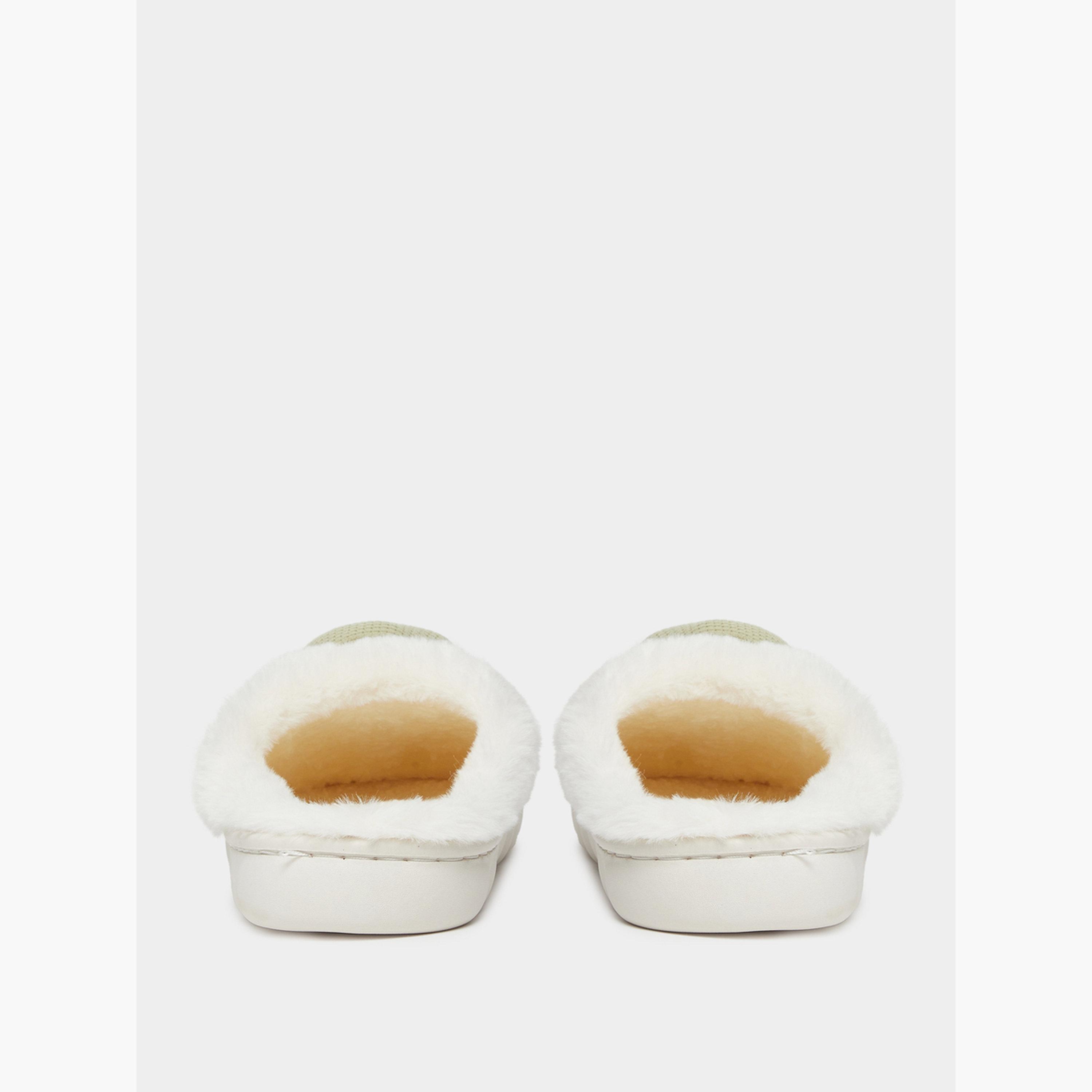 Take Two Solid Plush Mushroom Accent Bedroom Slippers-women-shoes-bedroomslippers-image-4