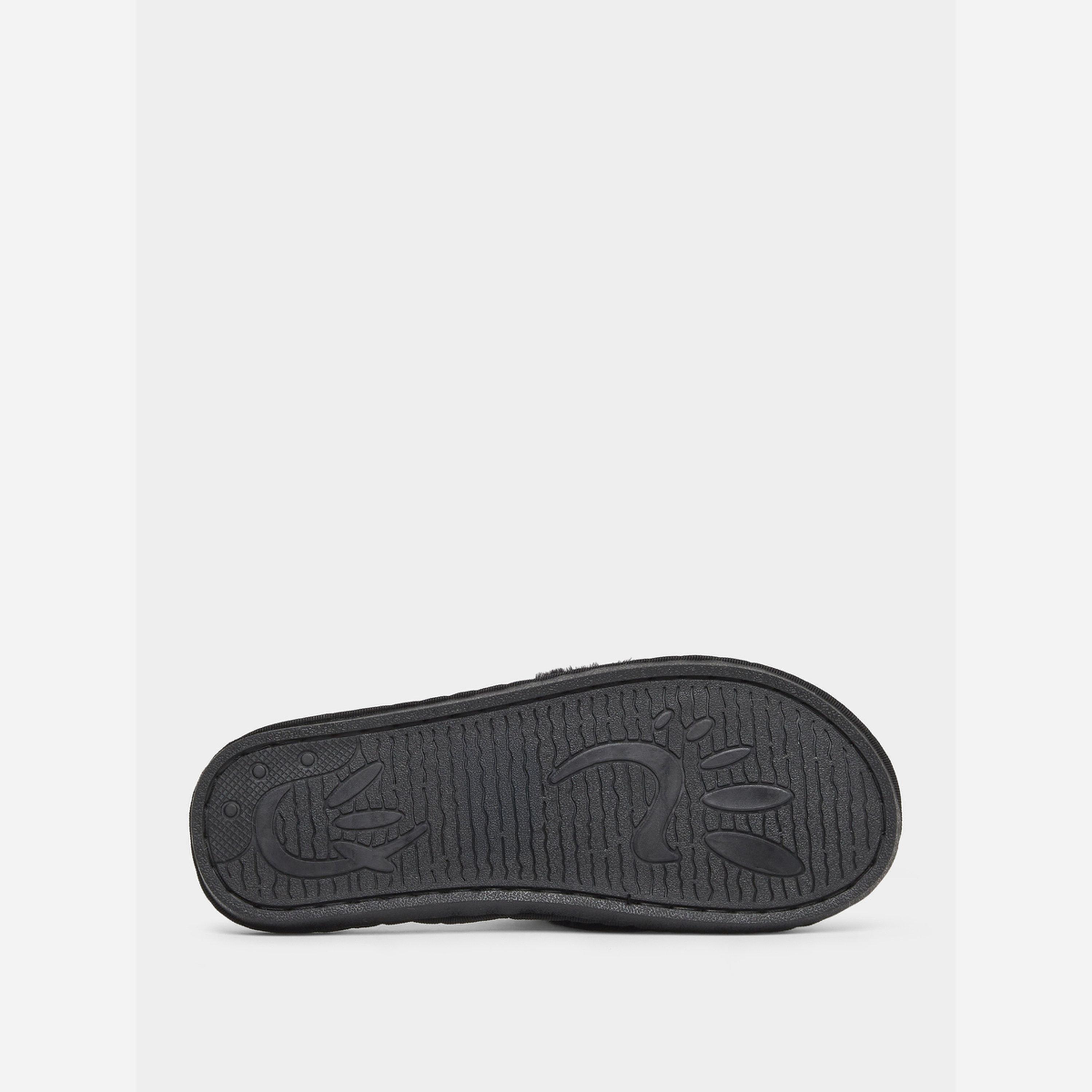 تيك تو - شبشب مخمل مزين بتفاصيل على شكل قلب-women-shoes-bedroomslippers-image-6