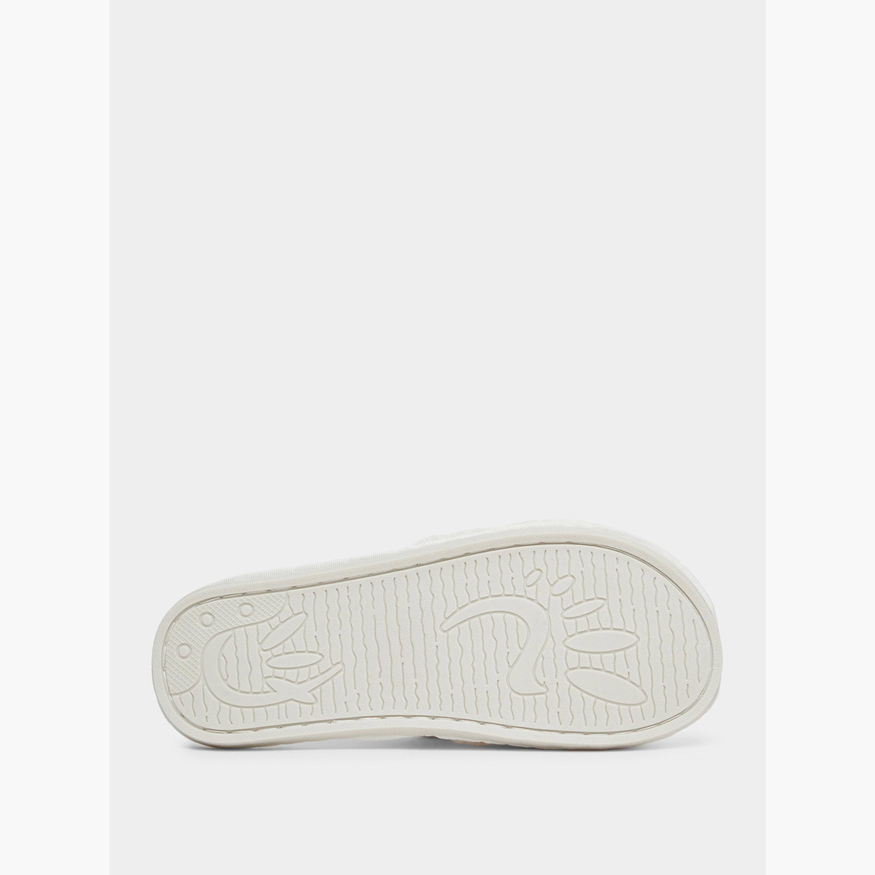 تيك تو - شبشب طبقة محشوة ناعمة صلبة بتفاصيل قلب-women-shoes-bedroomslippers-image-6