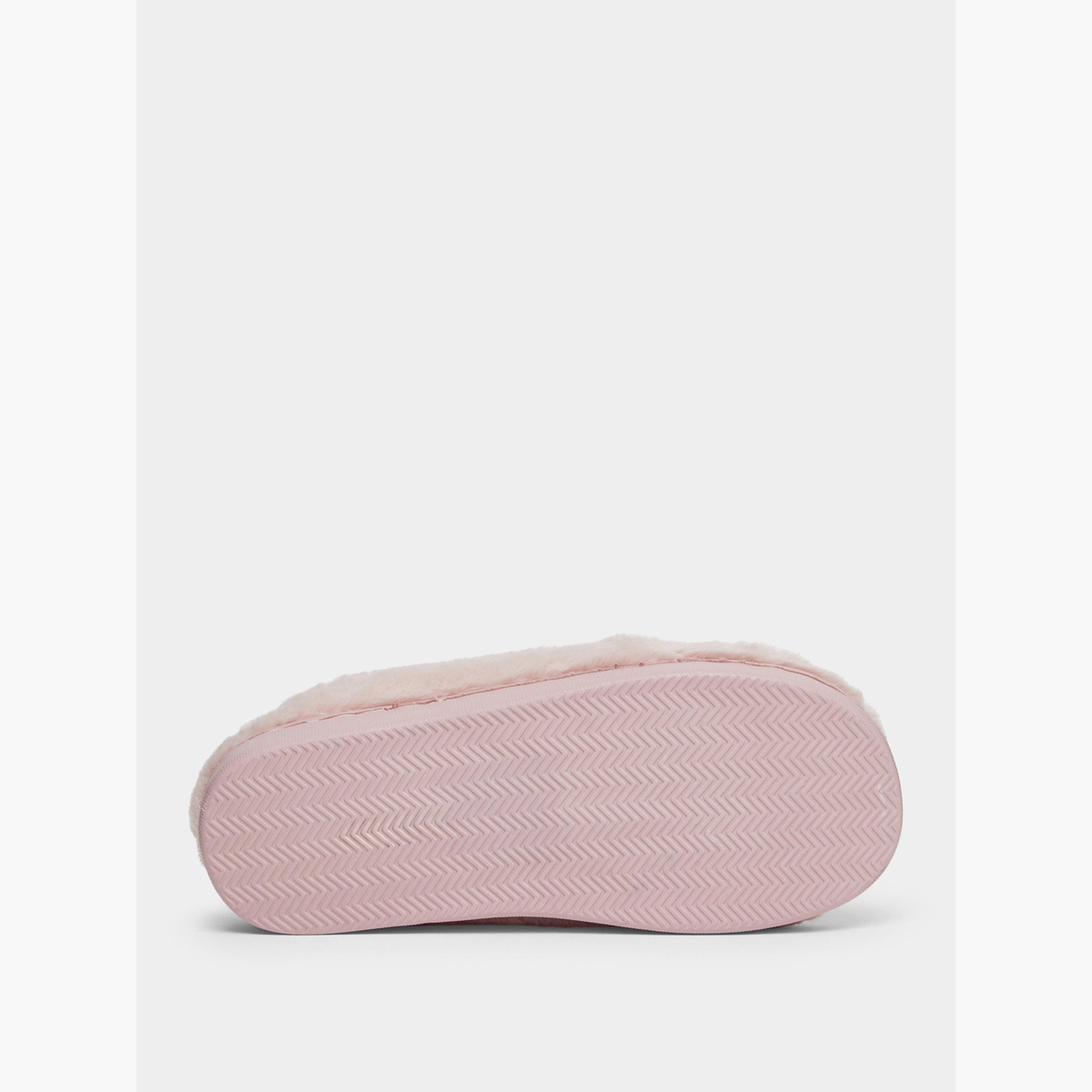 Take Two Solid Plush Cute Rabbit Bedroom Slippers-women-shoes-bedroomslippers-image-6