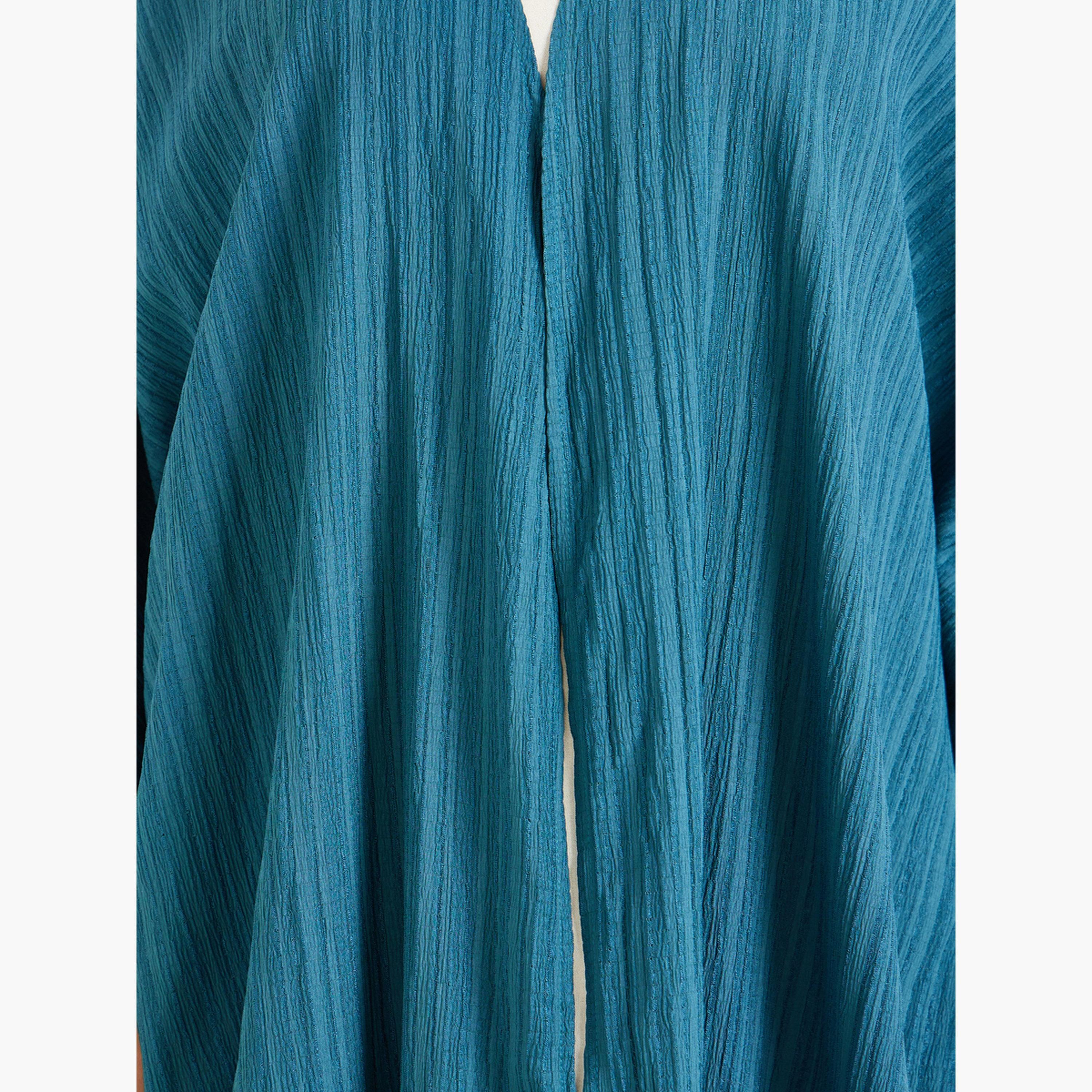 عباية بتفاصيل بارزة الملمس-women-arabicclothing-abayas-image-3