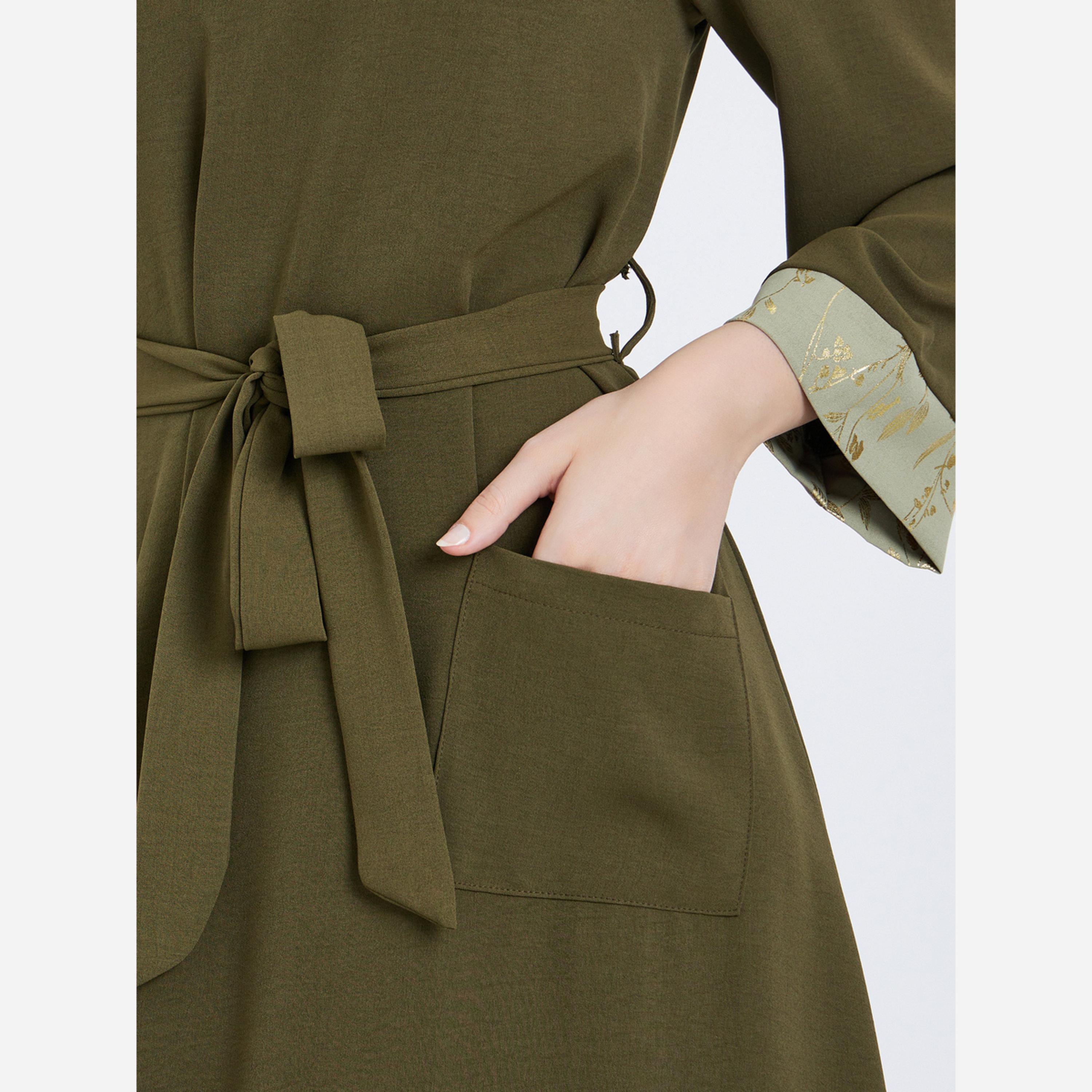 أميرة x ستايلي جلابية بحافة واسعة بطبعة فويل-women-arabicclothing-jalabiyas-image-5