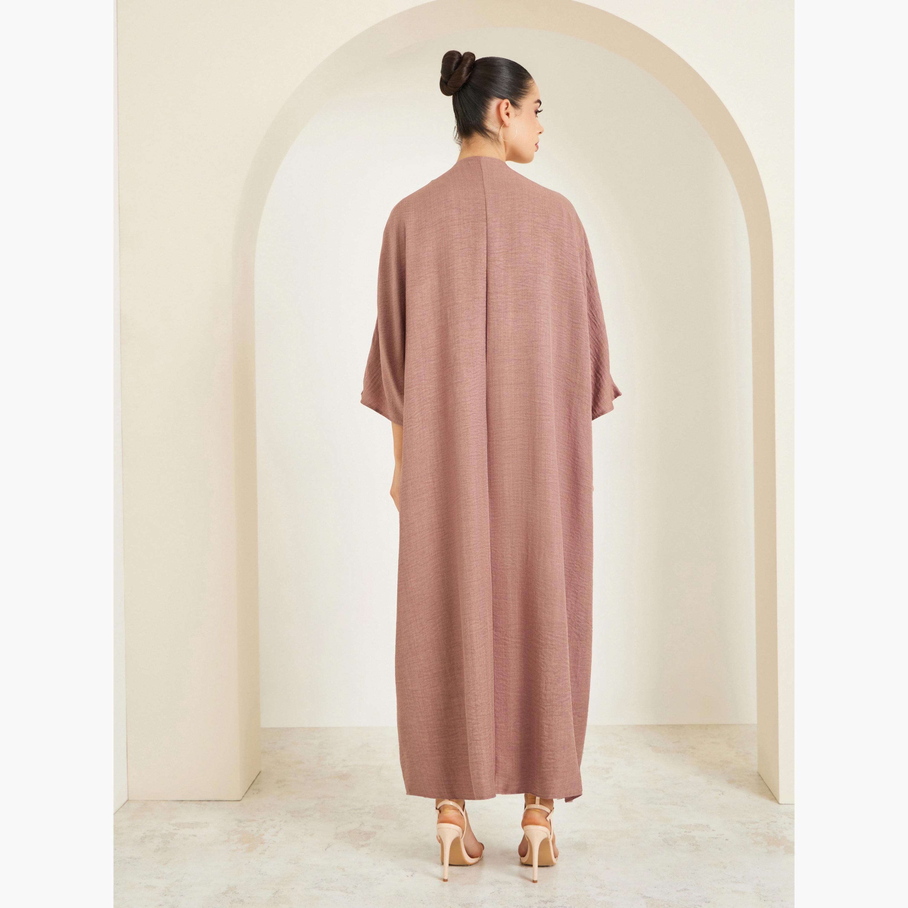 عباية بأكمام خفاش ومُطرّزة-women-arabicclothing-abayas-image-4
