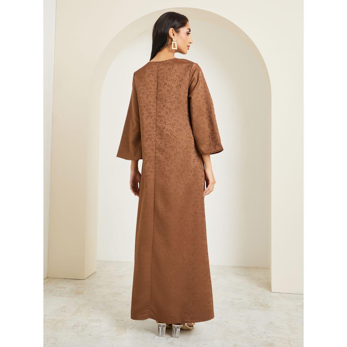 أميرة x ستايلي جلابية جاكار-women-arabicclothing-jalabiyas-image-5