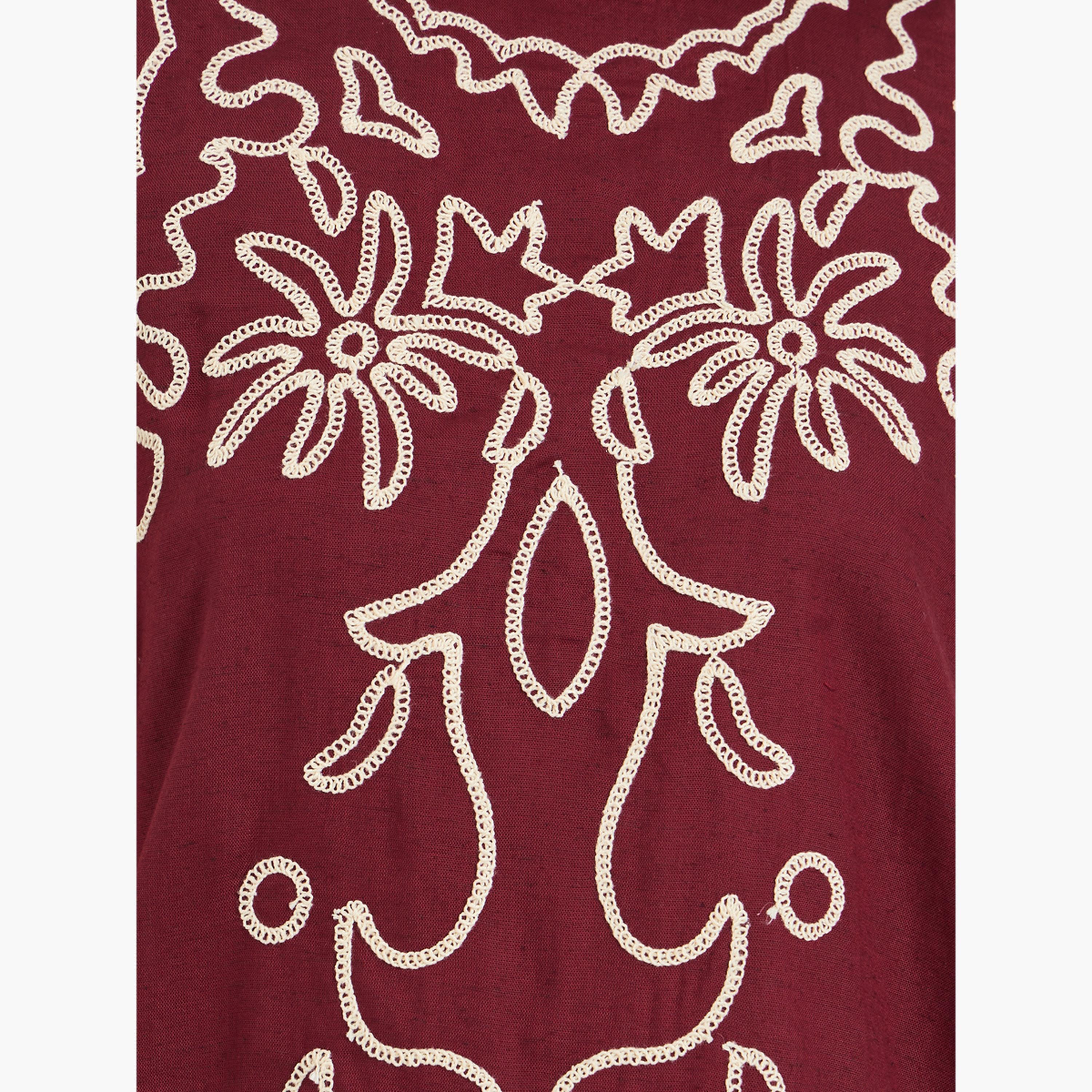 بلوزة نسائية مطرزة بلا أكمام-women-clothing-shirtsandblouses-blouses-image-3