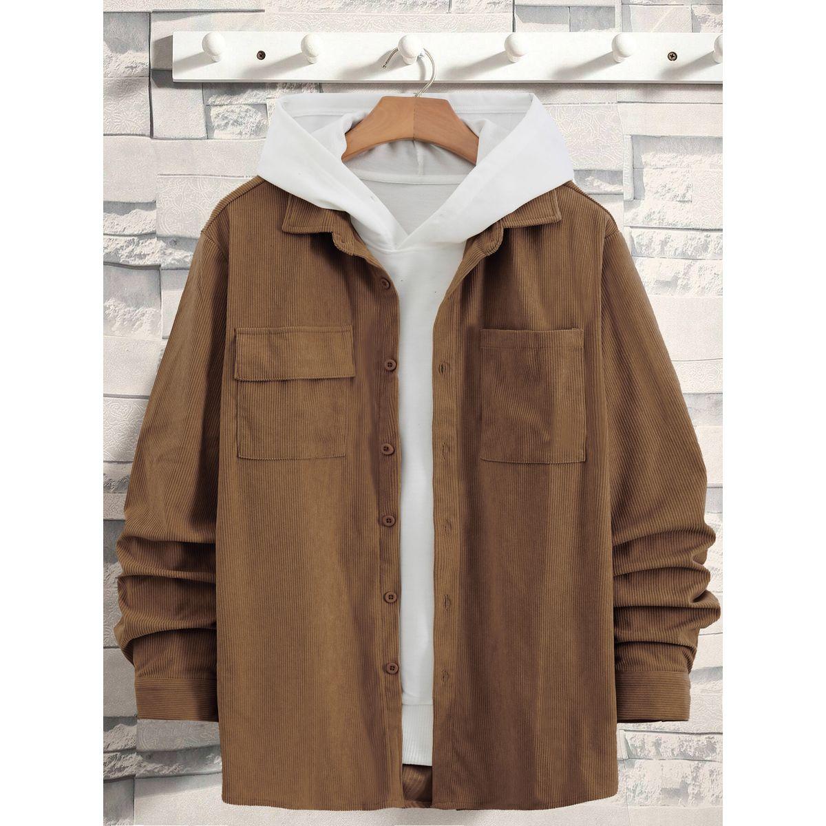 Take Two Men Texture Pocket Detail Long Sleeve Jacket-men-clothing-jacketsandblazers-jackets-image-1