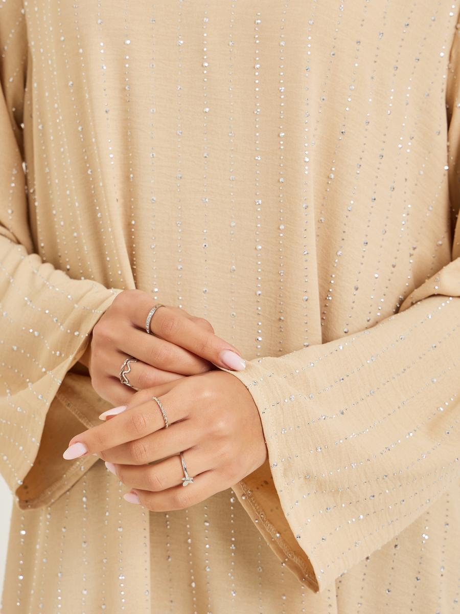 جلابية بياقة قائمة مزينة بالكريستال-women-arabicclothing-jalabiyas-image-5