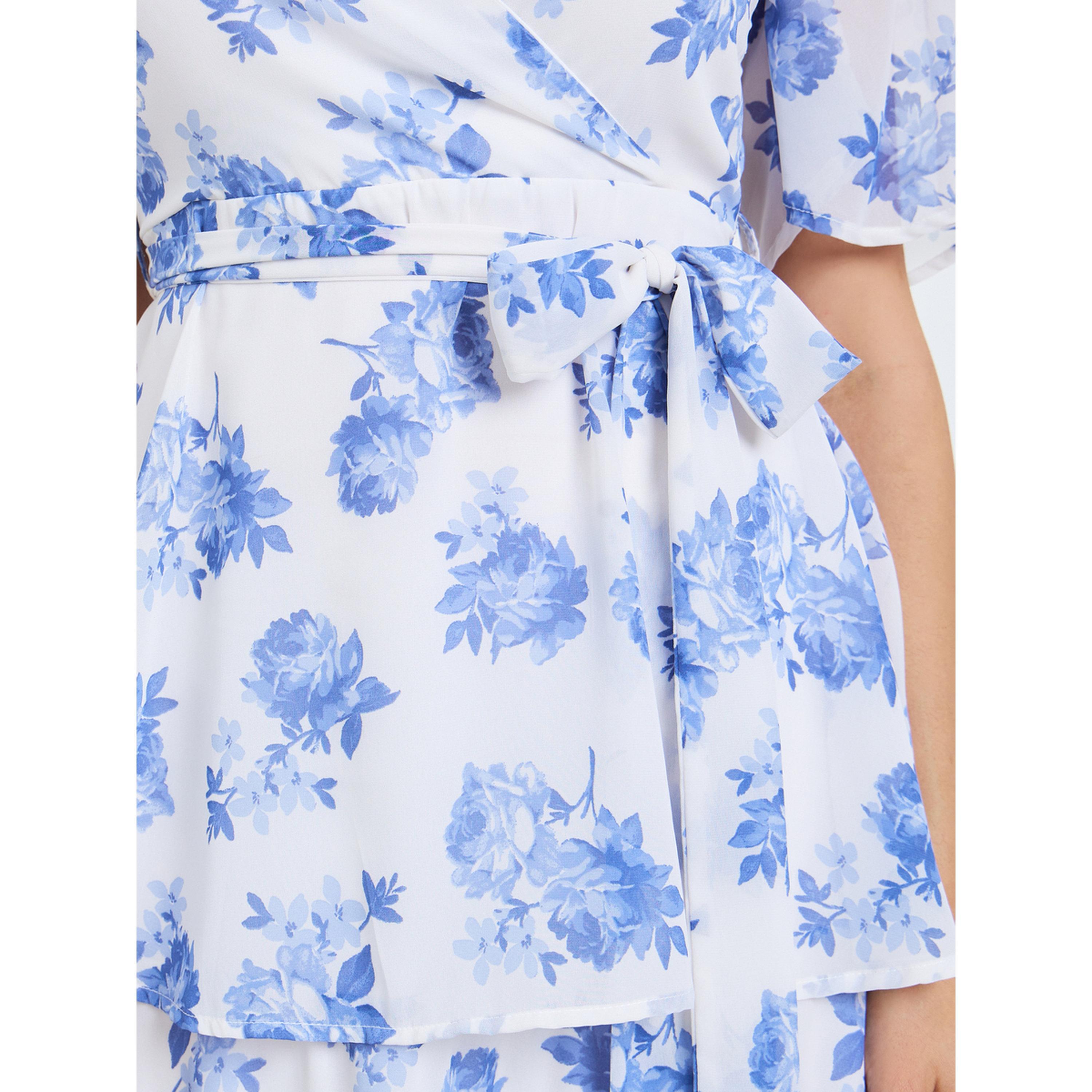 فستان طويل بطبعة زهور وكسرات-women-clothing-dresses-image-5