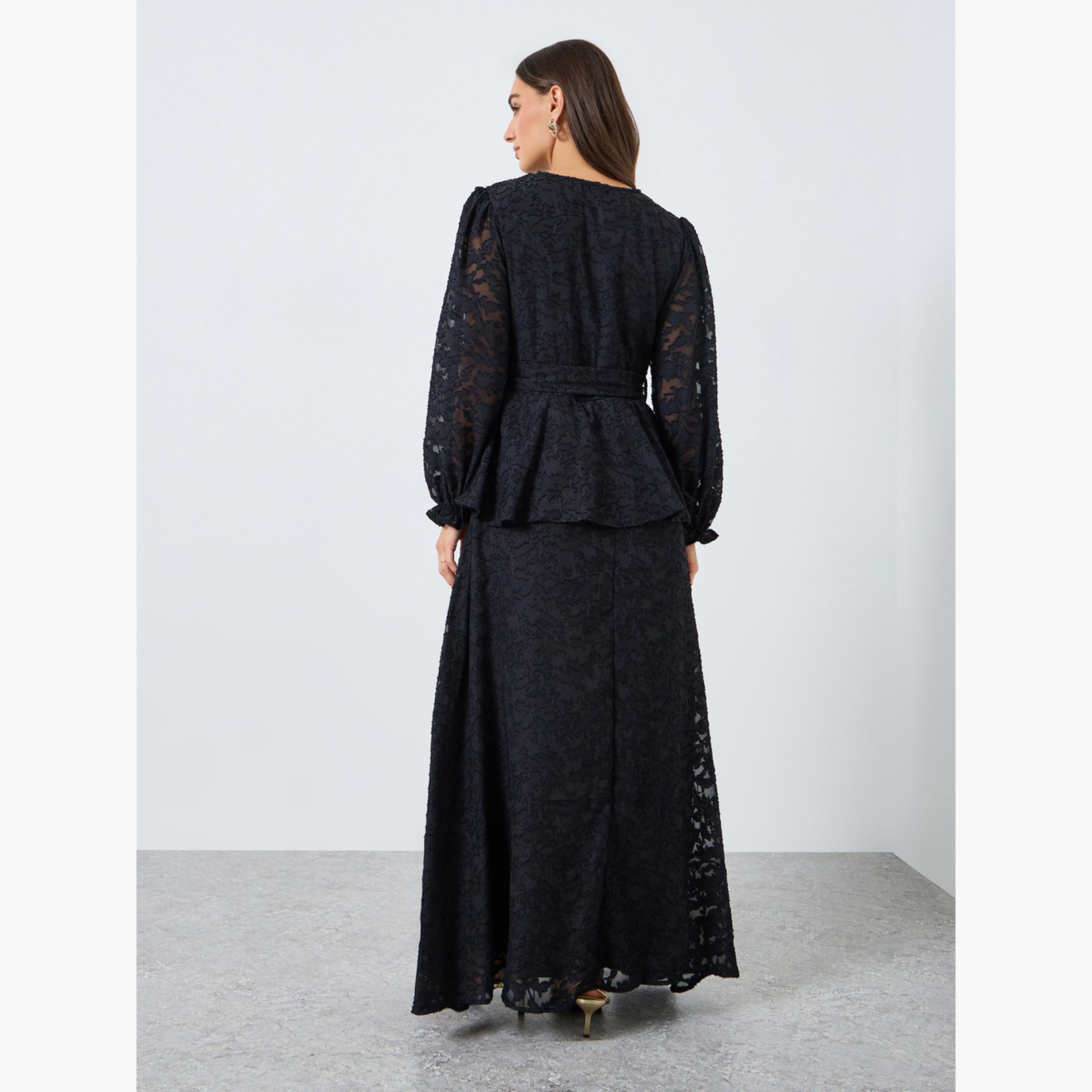 فستان ماكسي دانتيل بنمط لف-women-clothing-dresses-image-4