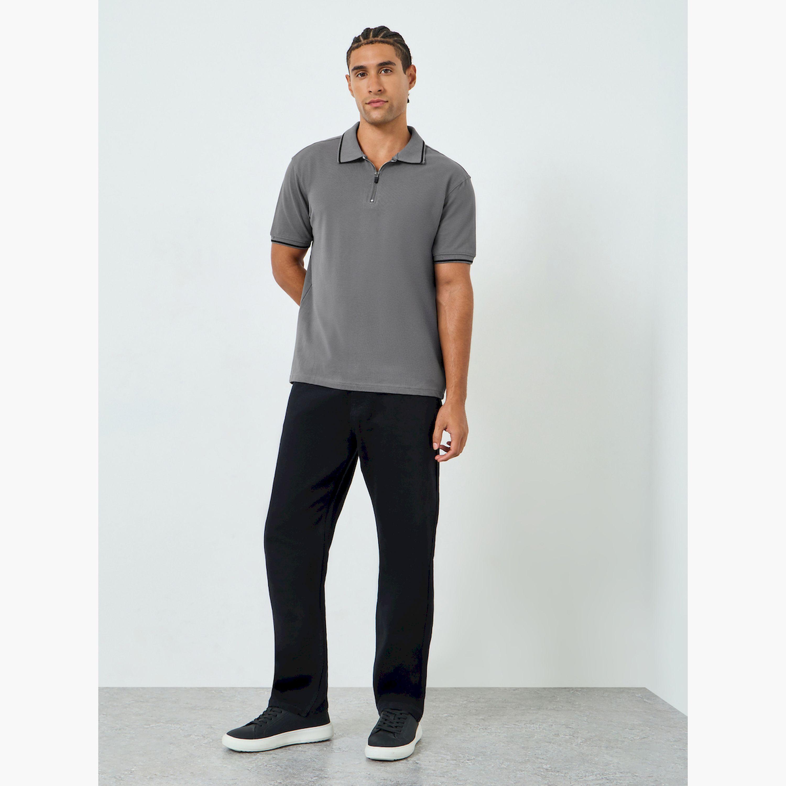 تيشيرت بولو بيكيه بقصة مريحة-men-clothing-tshirtsandpolos-polos-image-2