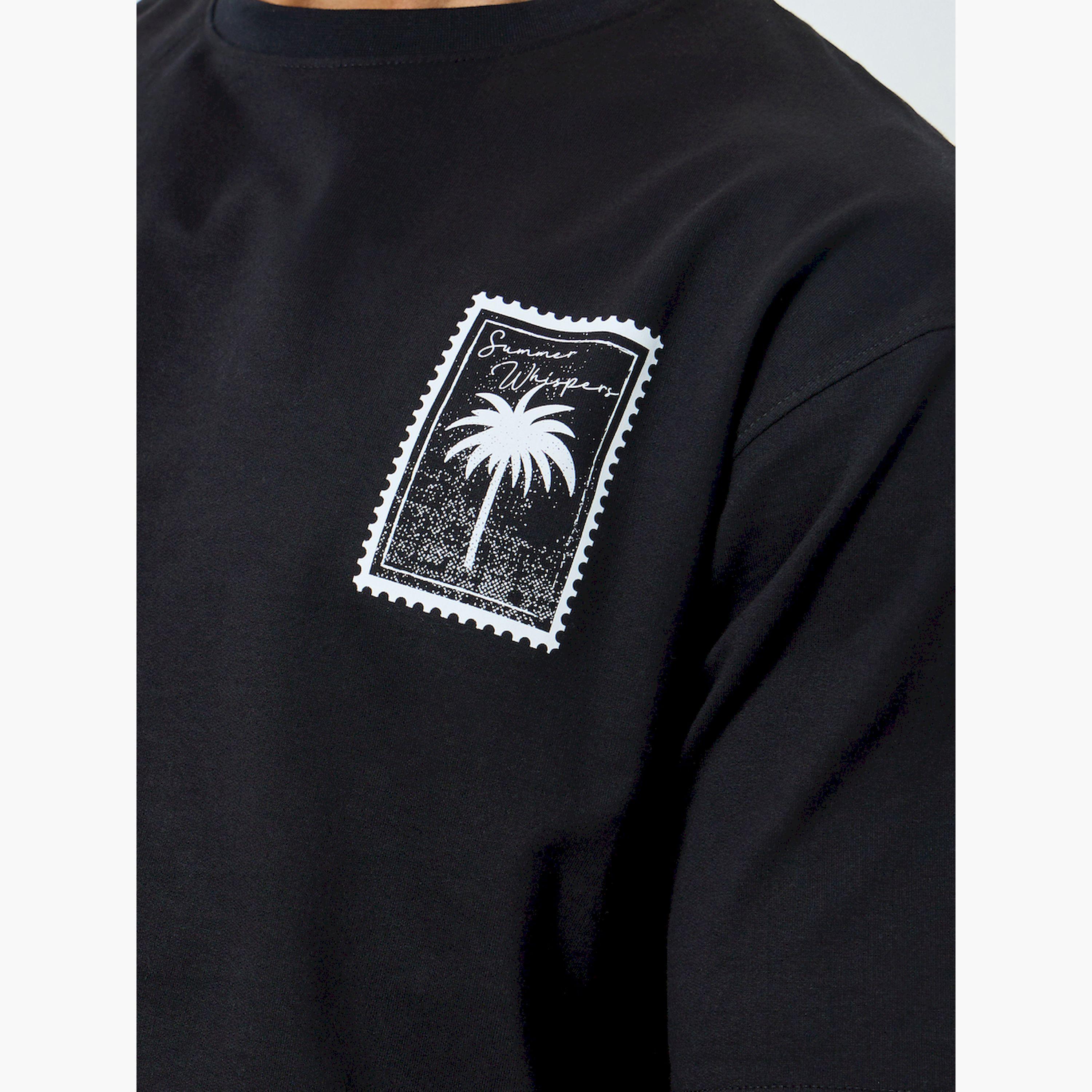 تيشيرت فضفاض بطبعة جرافيك-men-clothing-tshirtsandpolos-tshirts-image-5