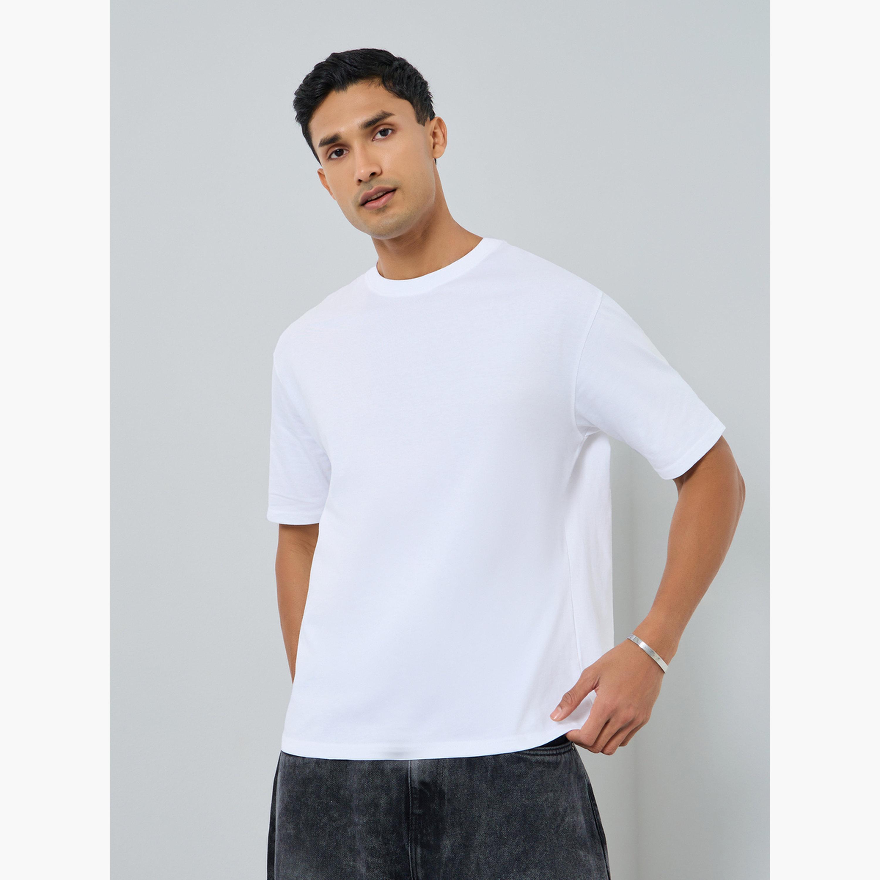 Styli Men Oversize Slogan Heavy Jersey T-Shirt-men-clothing-tshirtsandpolos-tshirts-image-1