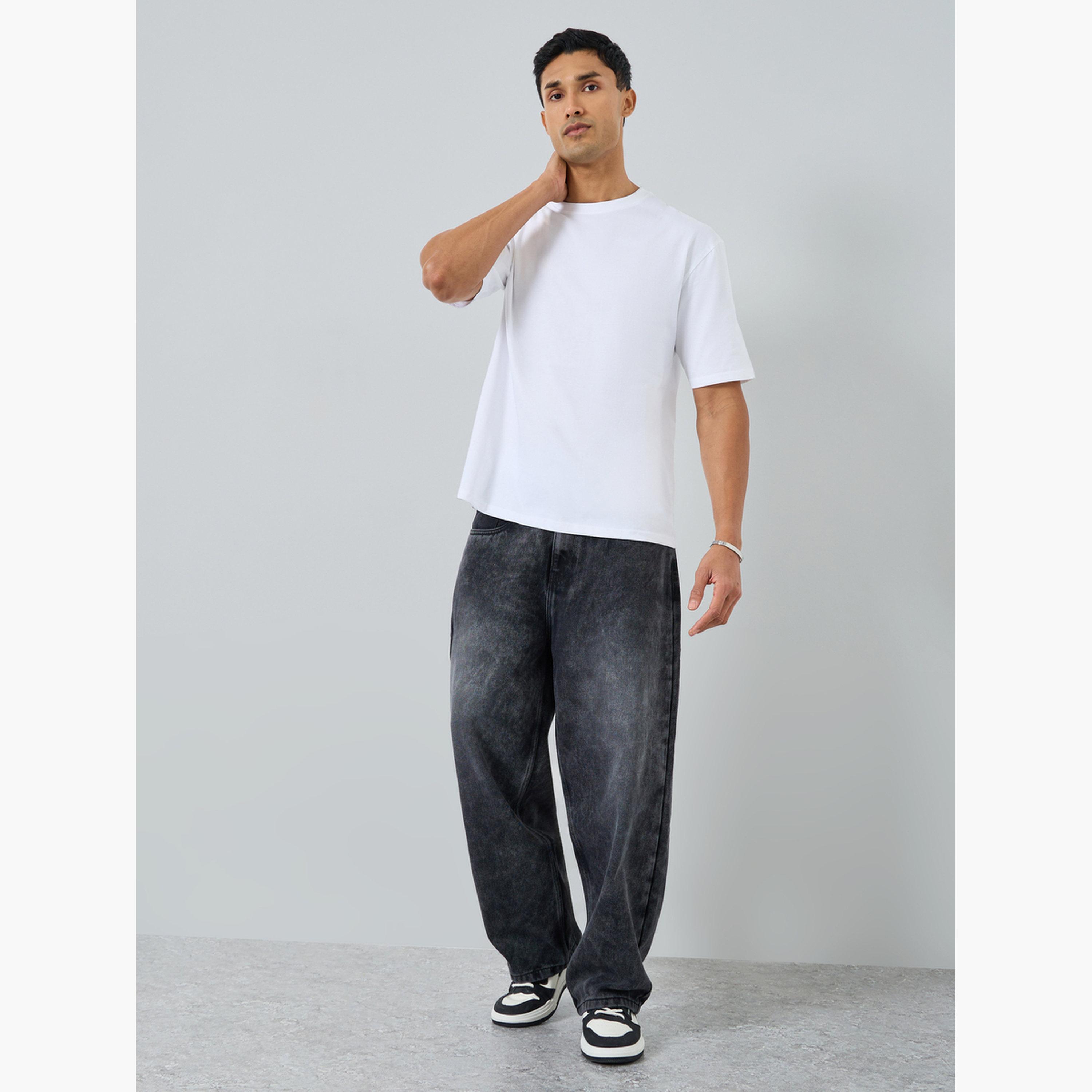 Styli Men Oversize Slogan Heavy Jersey T-Shirt-men-clothing-tshirtsandpolos-tshirts-image-2