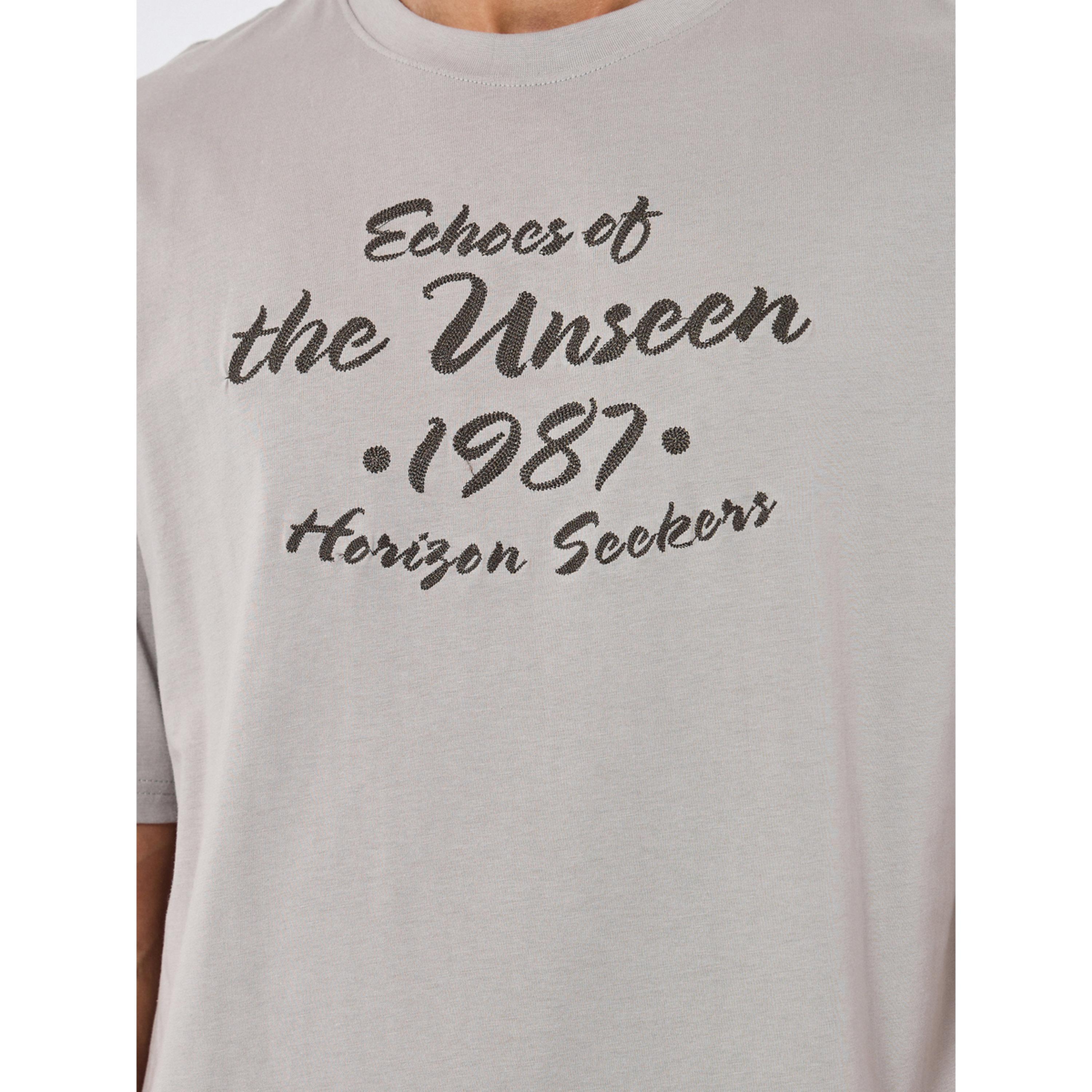 Styli Men Grey Graphic Print Crew Neck T-Shirt-men-clothing-tshirtsandpolos-tshirts-image-3