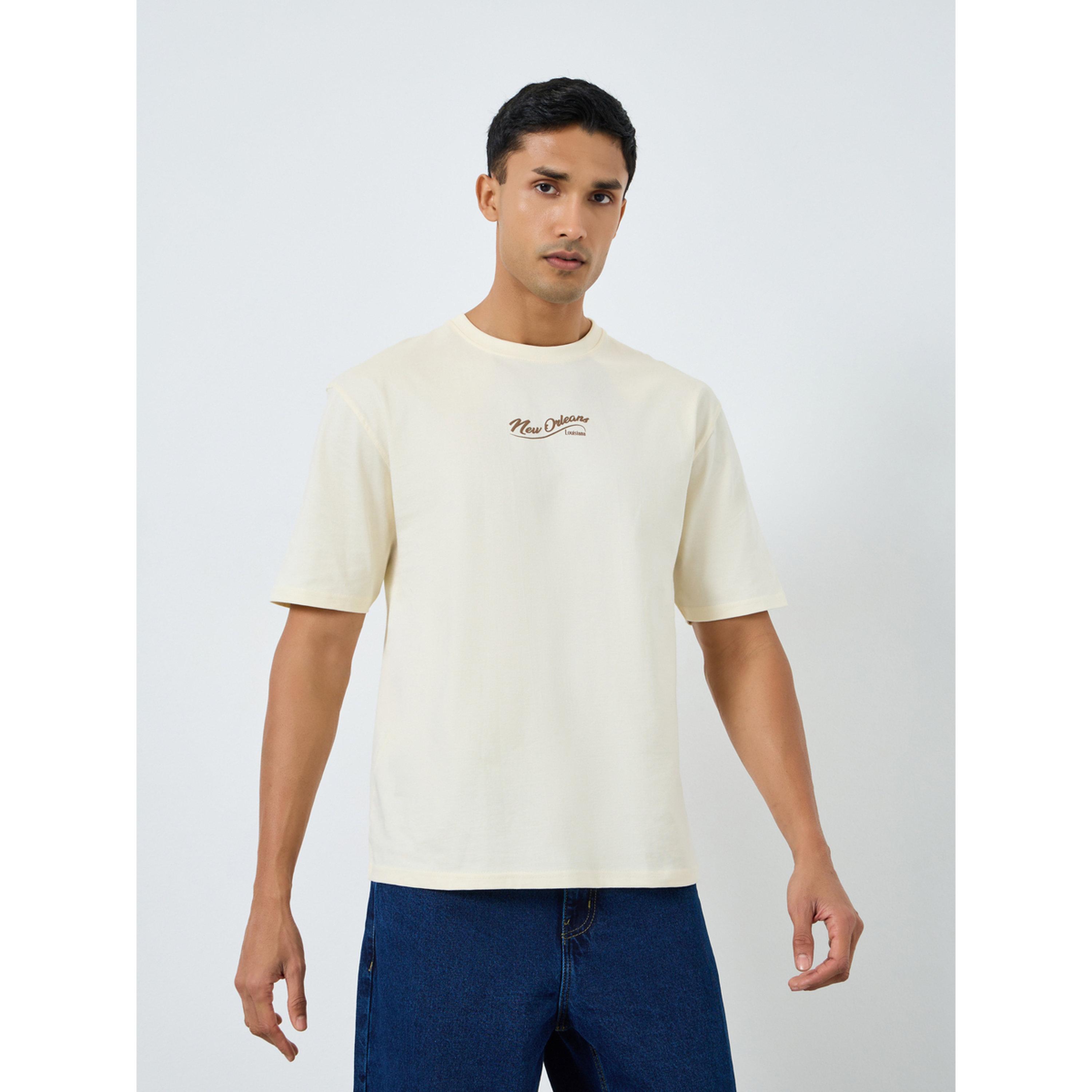 Styli Men Oversized Graphic Puff Print T-Shirt-men-clothing-tshirtsandpolos-tshirts-image-1
