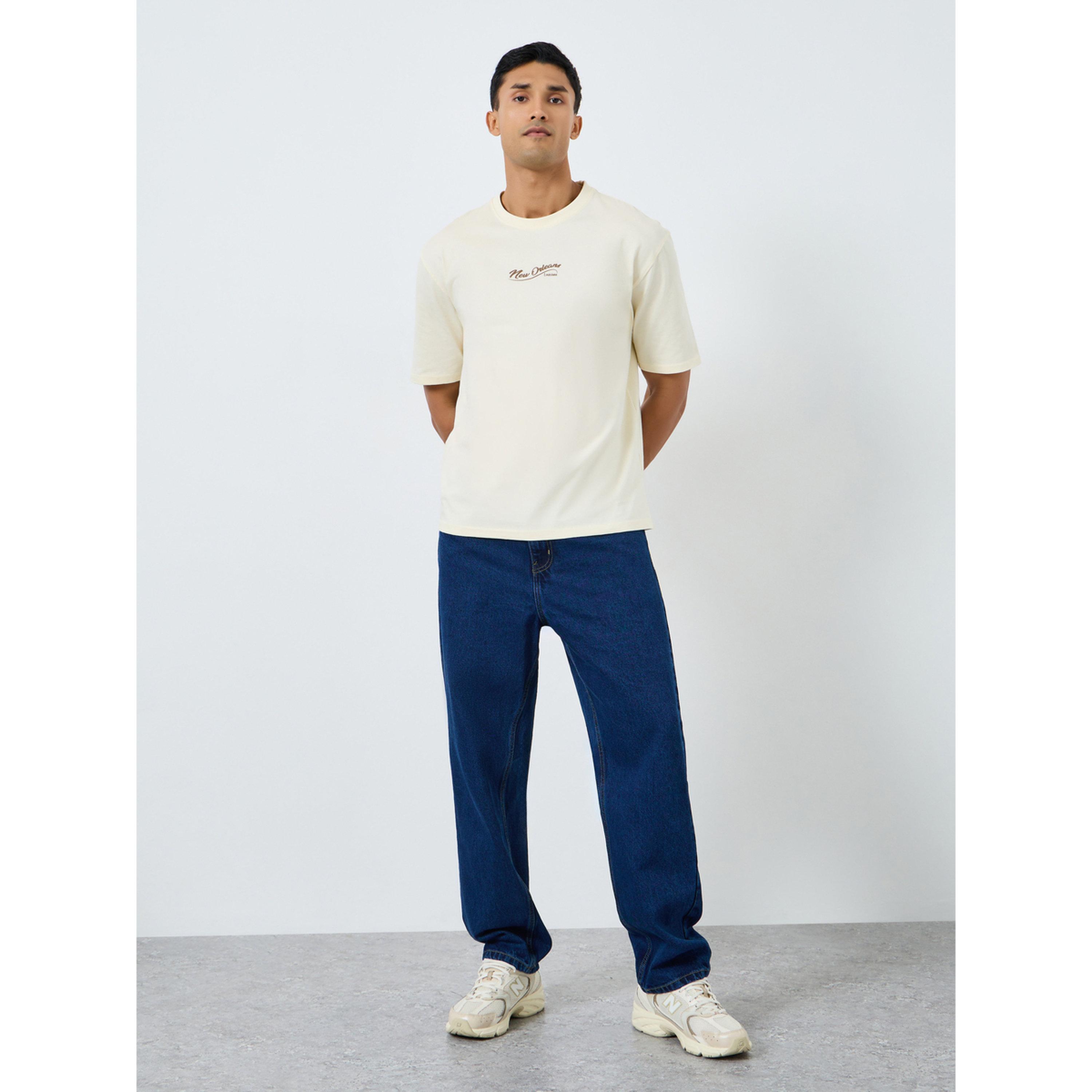 Styli Men Oversized Graphic Puff Print T-Shirt-men-clothing-tshirtsandpolos-tshirts-image-2