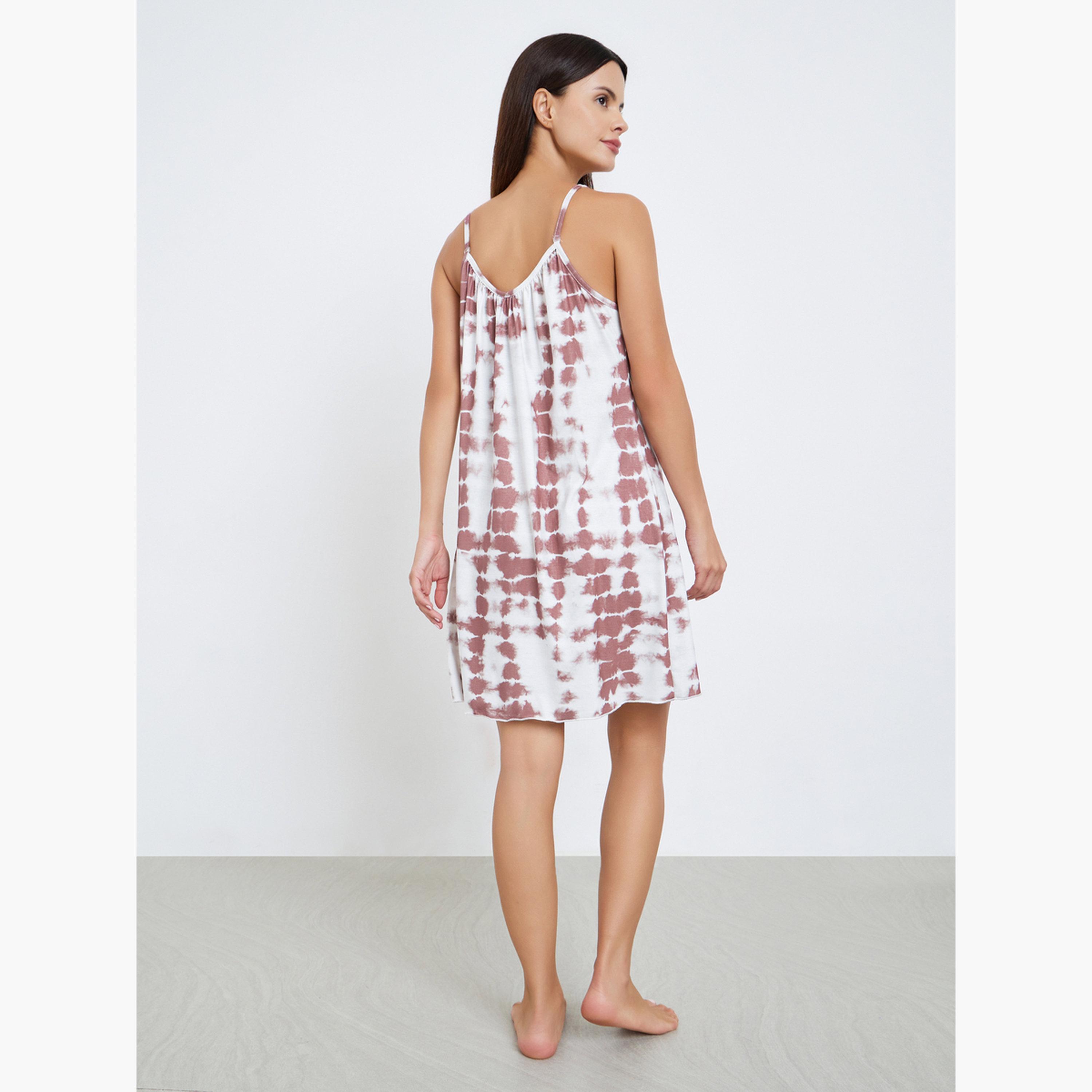 Styli Tie-Dye Slip Dress-women-clothing-nightwear-nighties-image-3