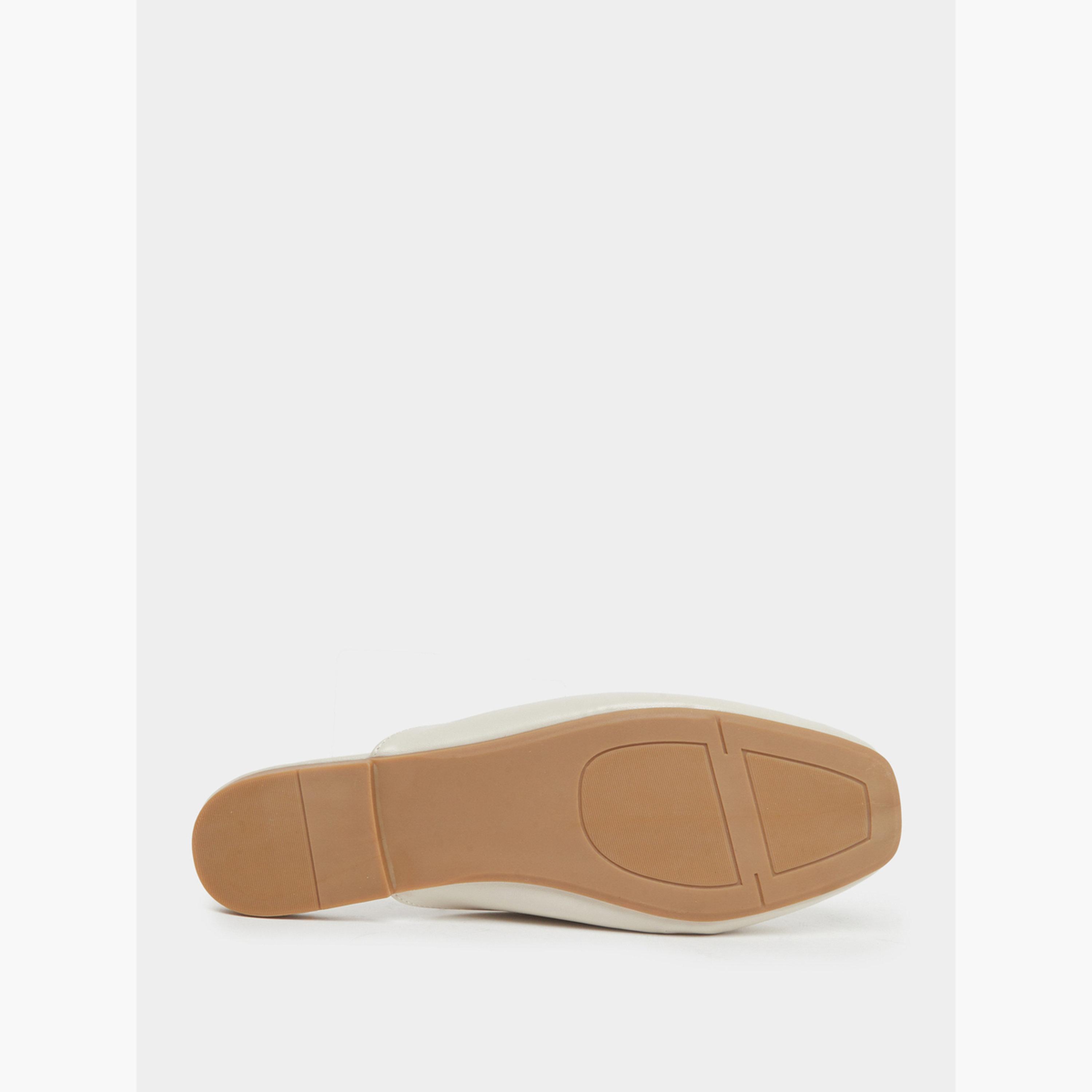 Styli Beige Embellished Flat Mules-women-shoes-flats-mules-image-6