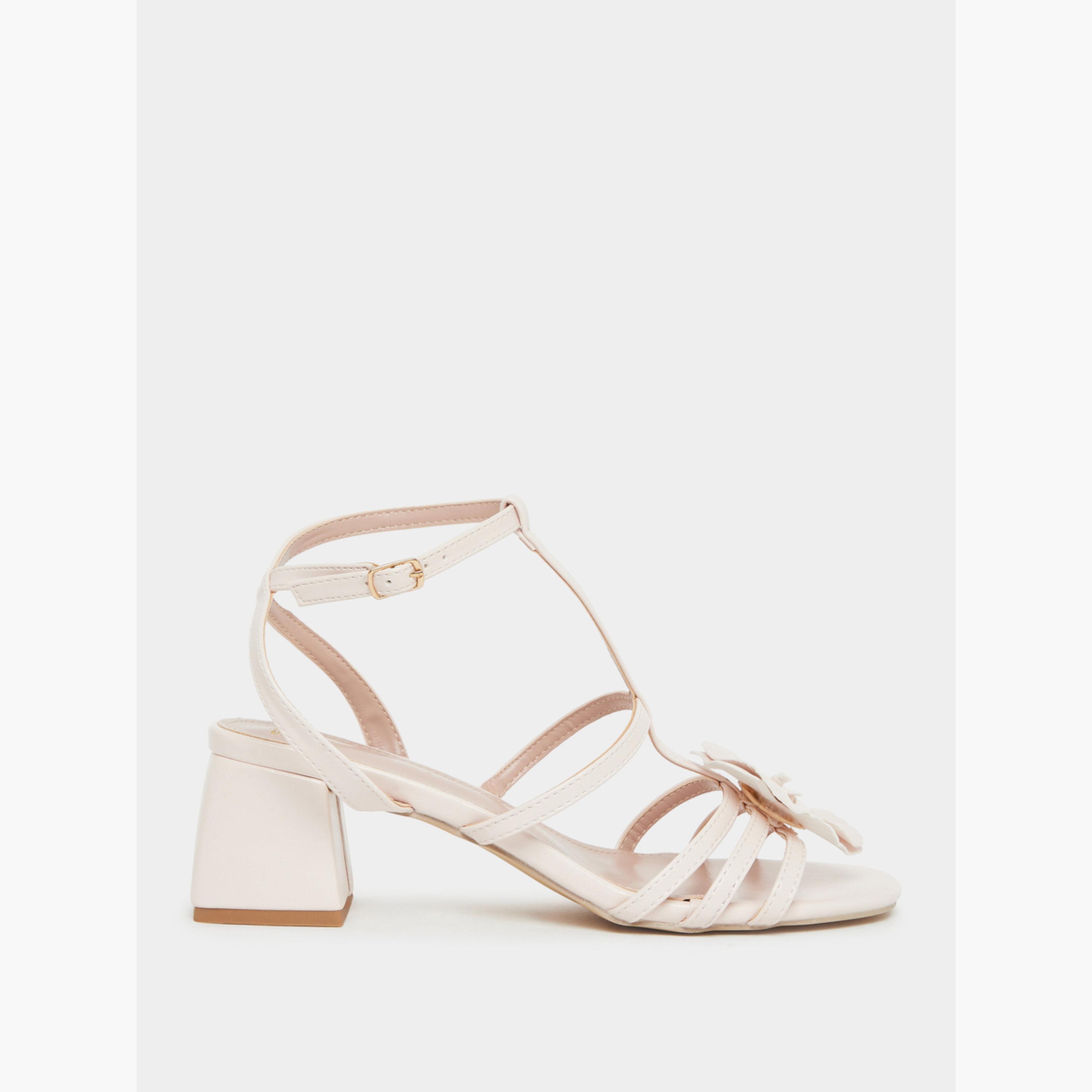 صندل كعب برباط كاحل وتفاصيل زهرة-women-shoes-sandals-heeled-image-2