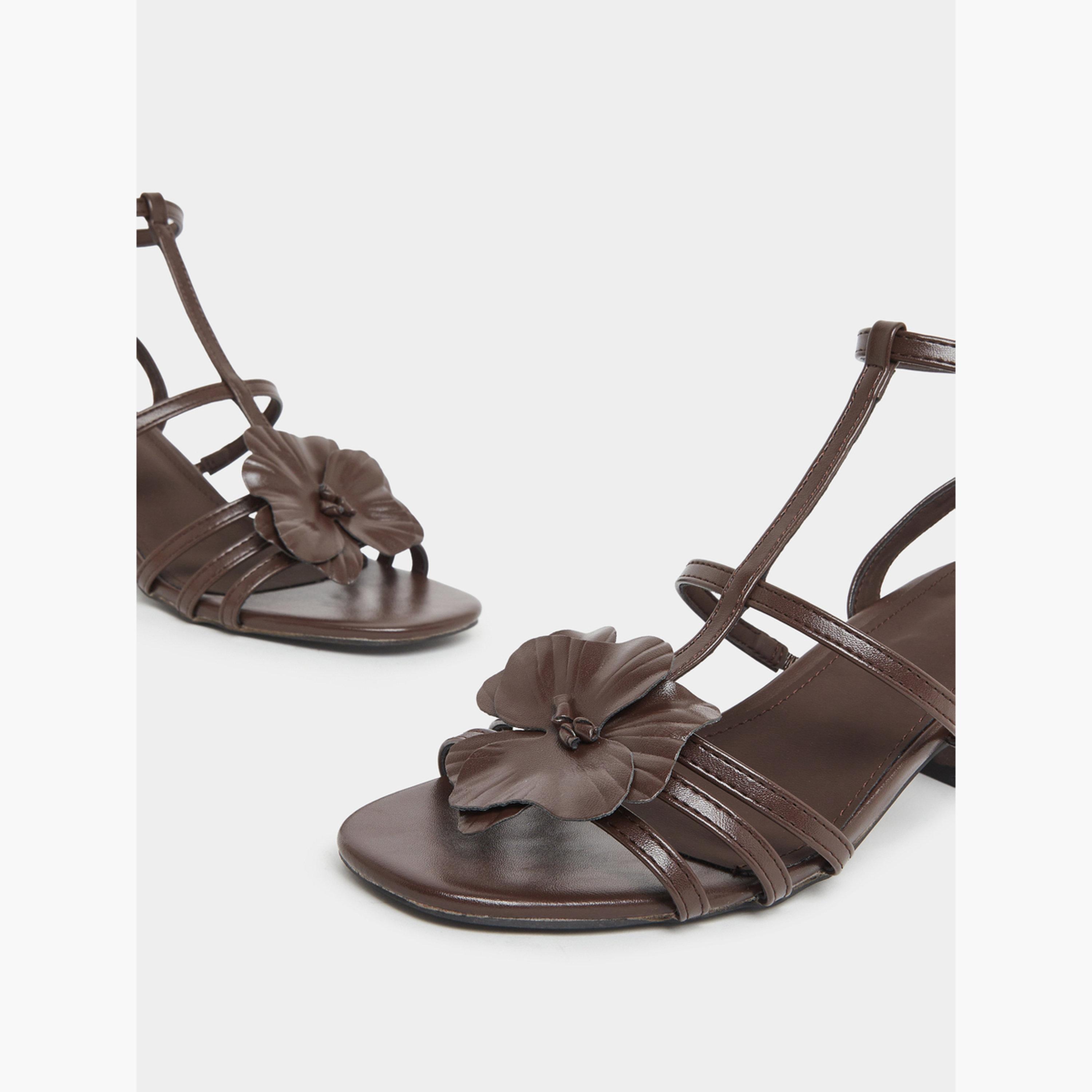 صندل كعب برباط كاحل وتفاصيل زهرة-women-shoes-sandals-heeled-image-3