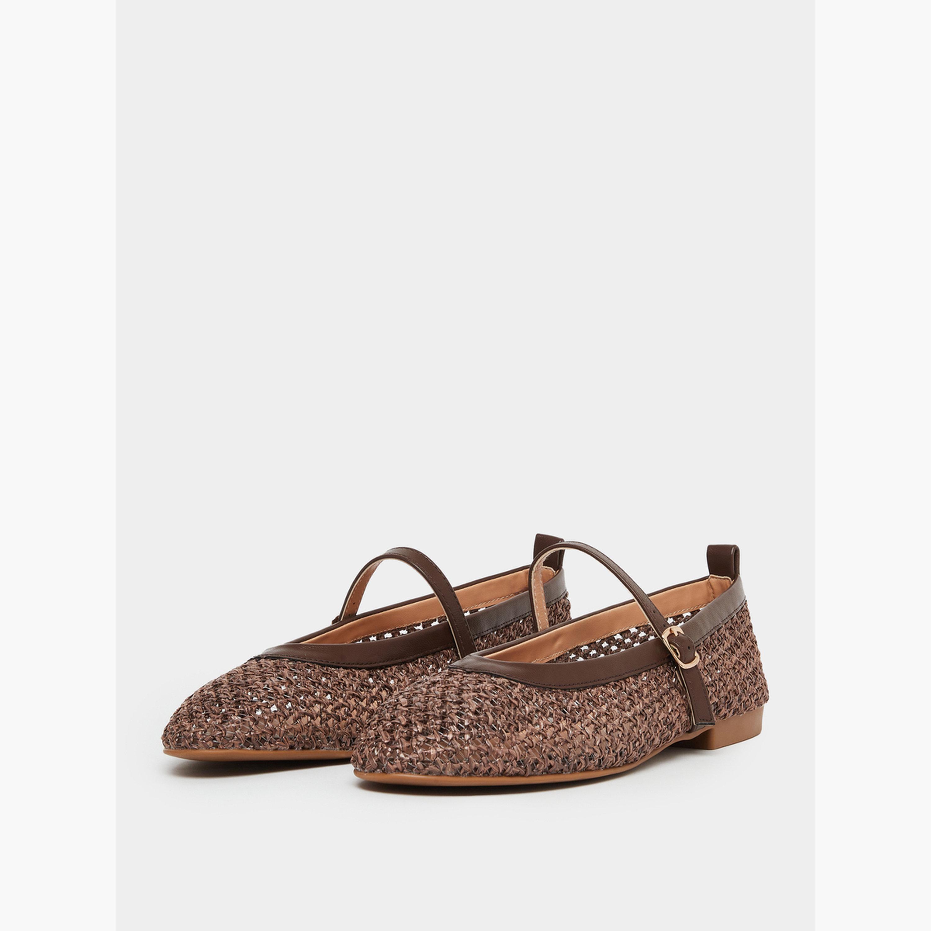 حذاء باليرينا فلات منسوجة-women-shoes-flats-loafers-image-1