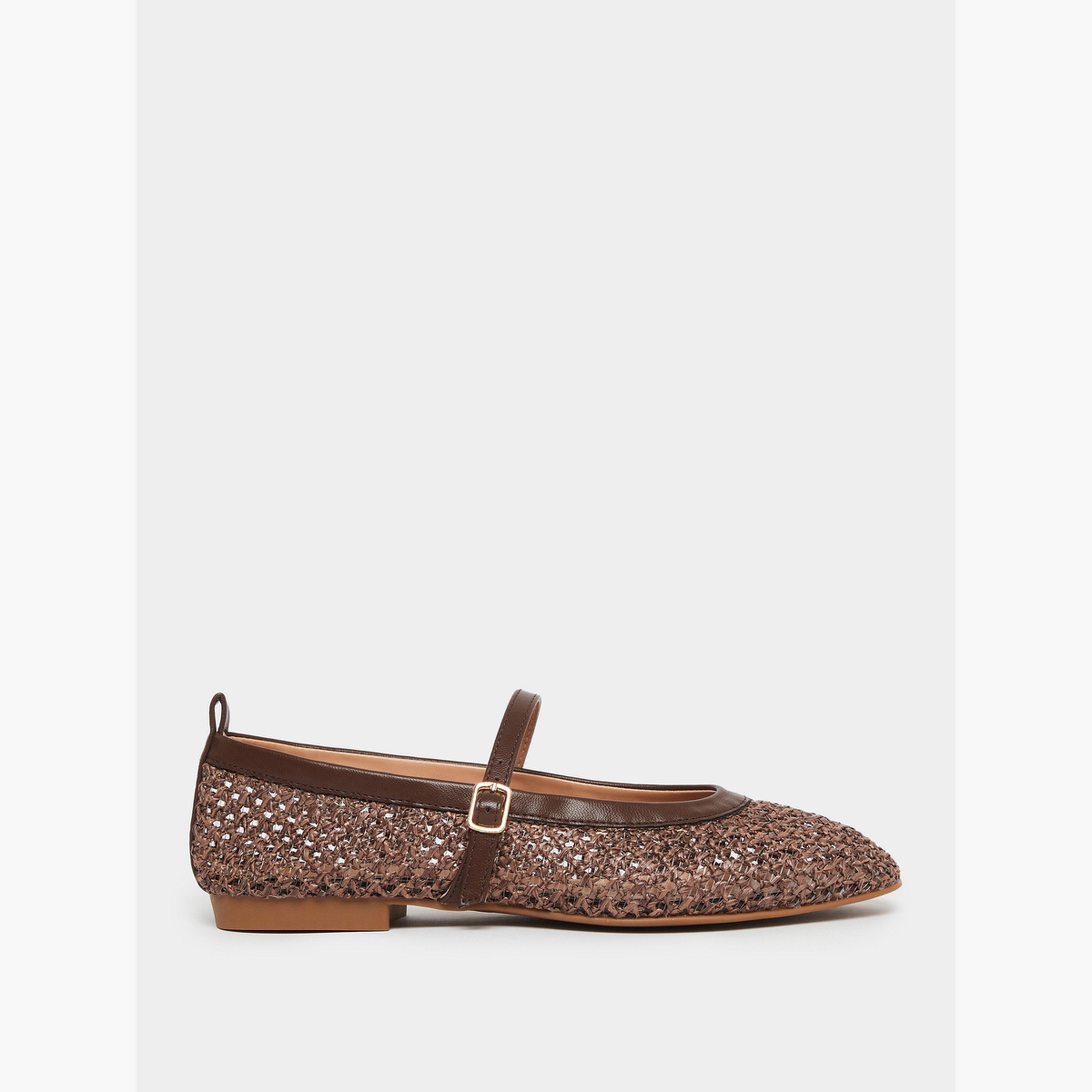 حذاء باليرينا فلات منسوجة-women-shoes-flats-loafers-image-2