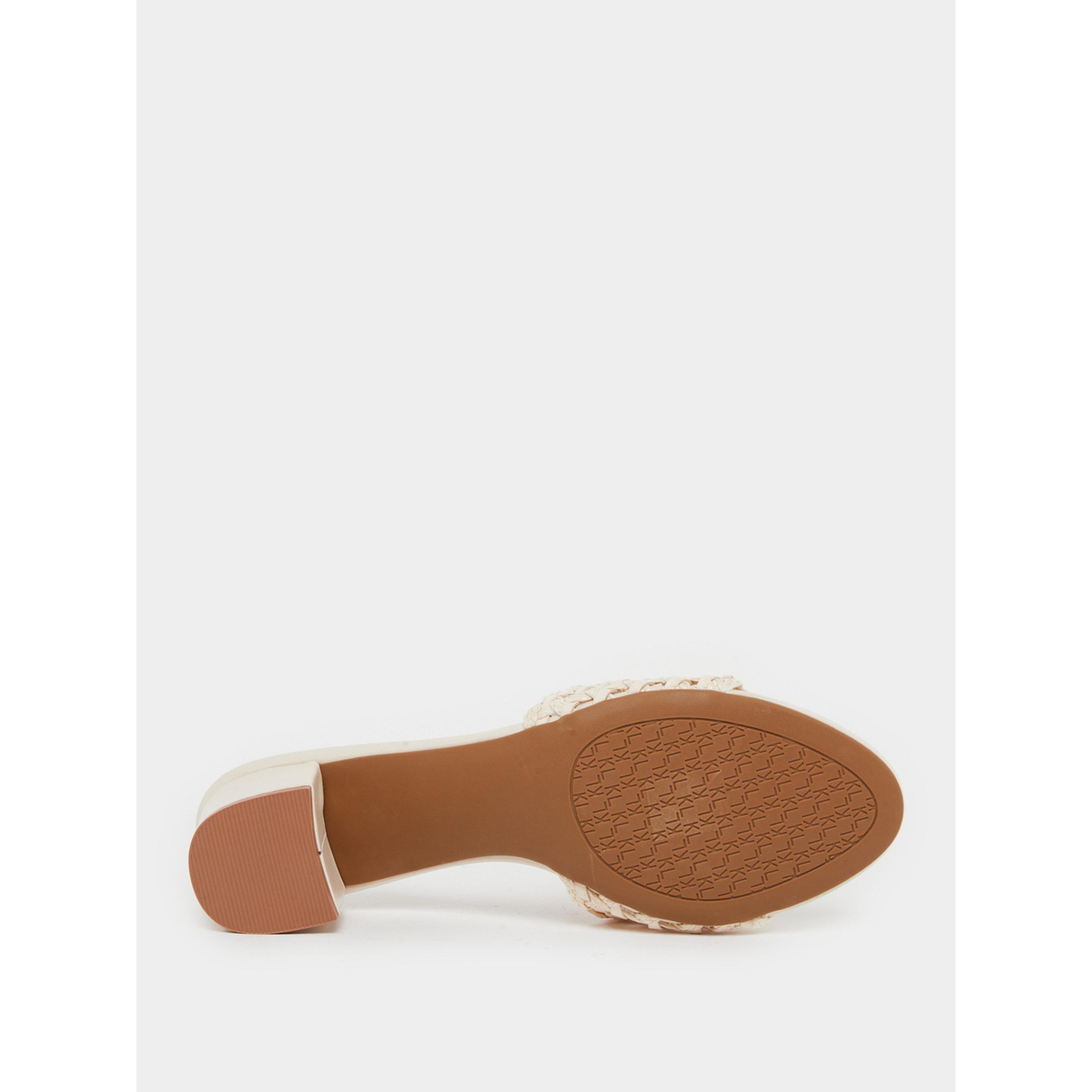 Styli Women Beige Woven Low Heel Mules-women-shoes-heels-image-6