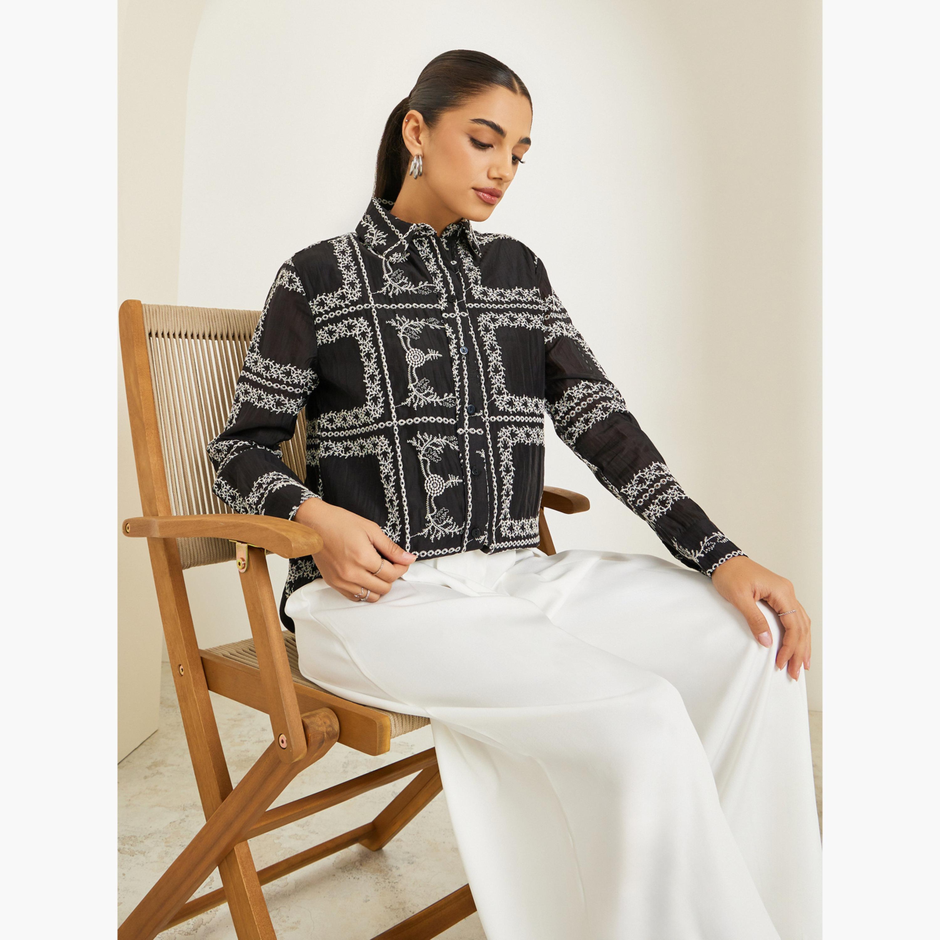 بلوزة مطرزة بزهور-women-clothing-shirtsandblouses-shirts-image-4