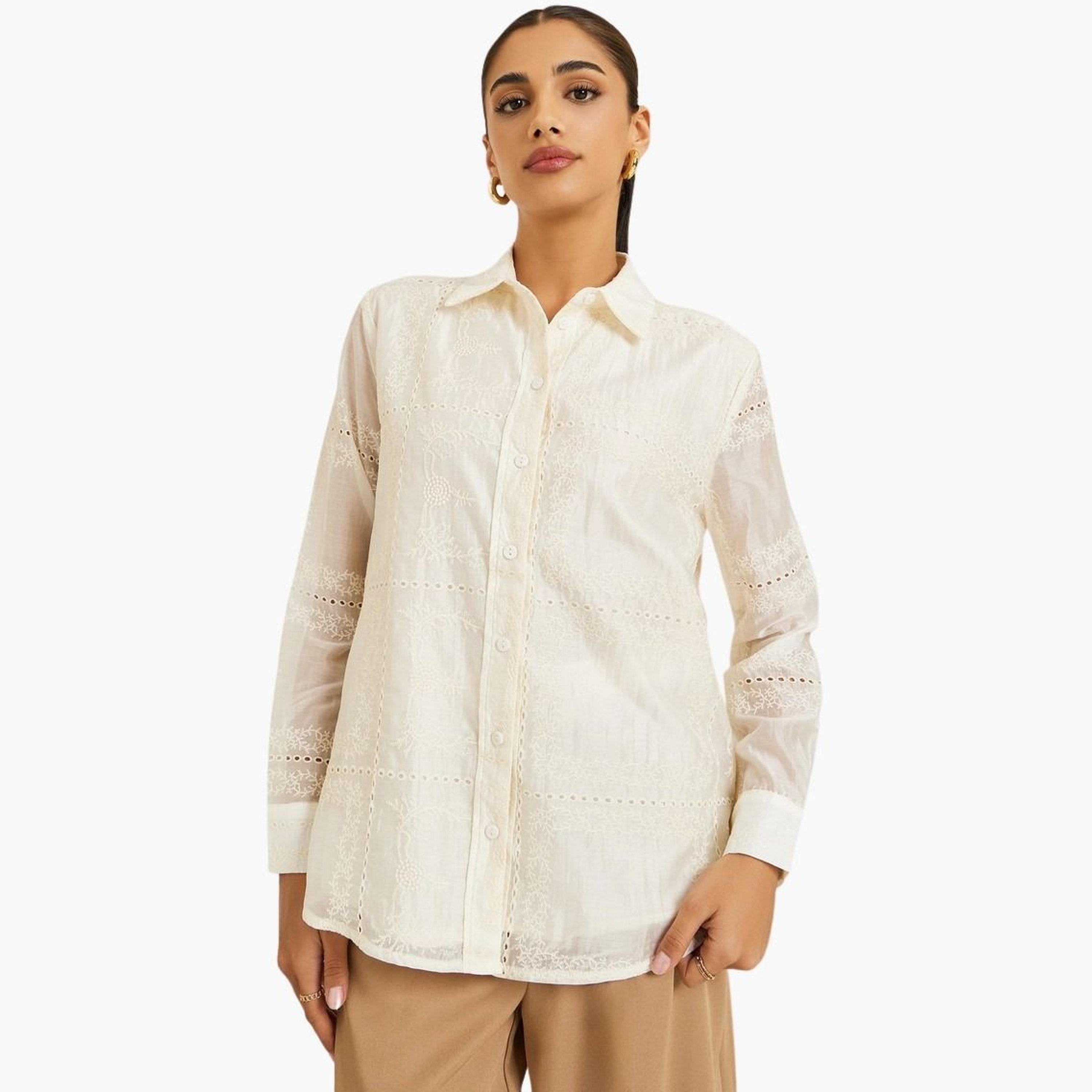 بلوزة مطرزة بزهور-women-clothing-shirtsandblouses-shirts-image-1