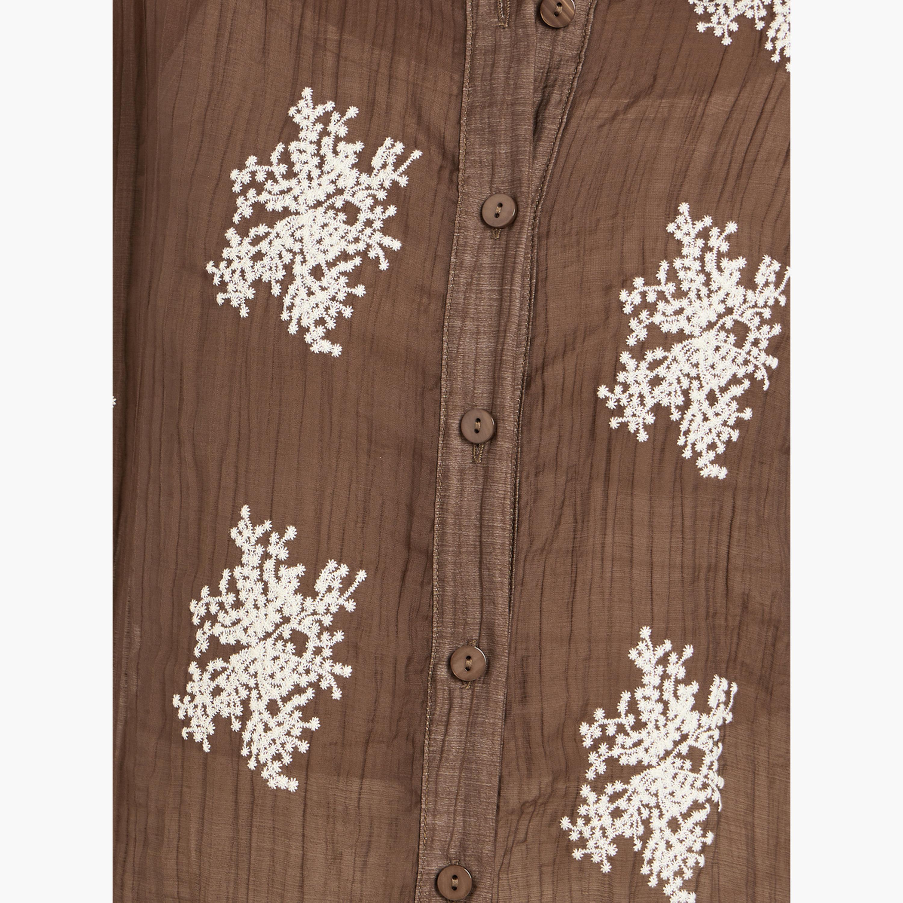 بلوزة بأكمام طويلة وتفاصيل مُطرّزة-women-clothing-shirtsandblouses-shirts-image-4