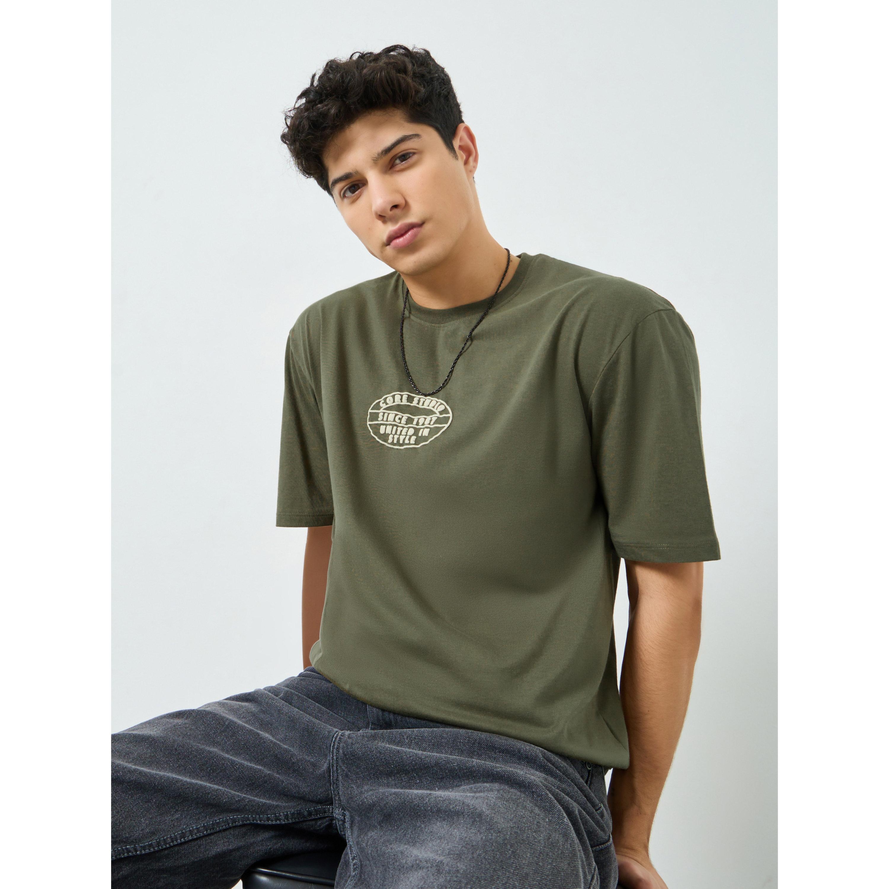 Styli Men Oversized HD Emblem Graphic Jersey T-Shirt-men-clothing-tshirtsandpolos-tshirts-image-3