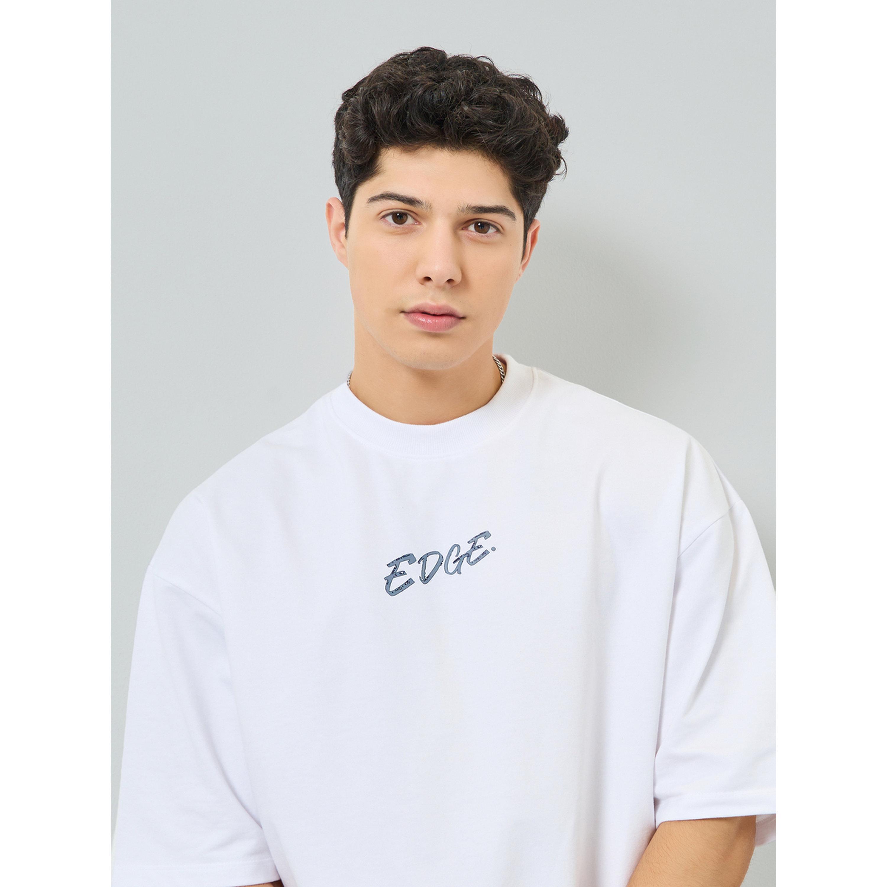 تيشيرت بياقة دائرية وطبعة جرافيك مع أكمام قصيرة-men-clothing-tshirtsandpolos-tshirts-image-3