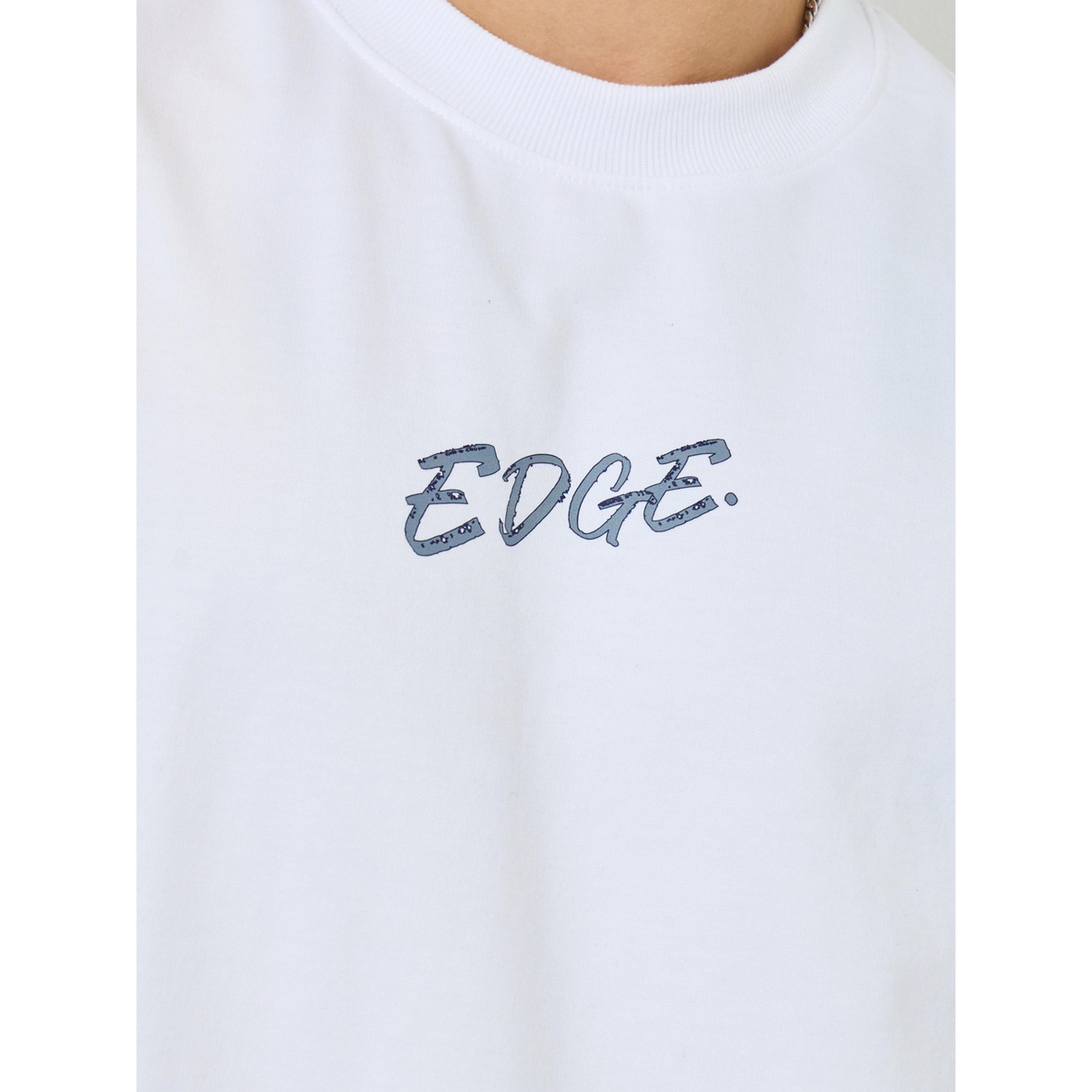 Styli Men White Graphic Print Crew Neck T-Shirt-men-clothing-tshirtsandpolos-tshirts-image-5