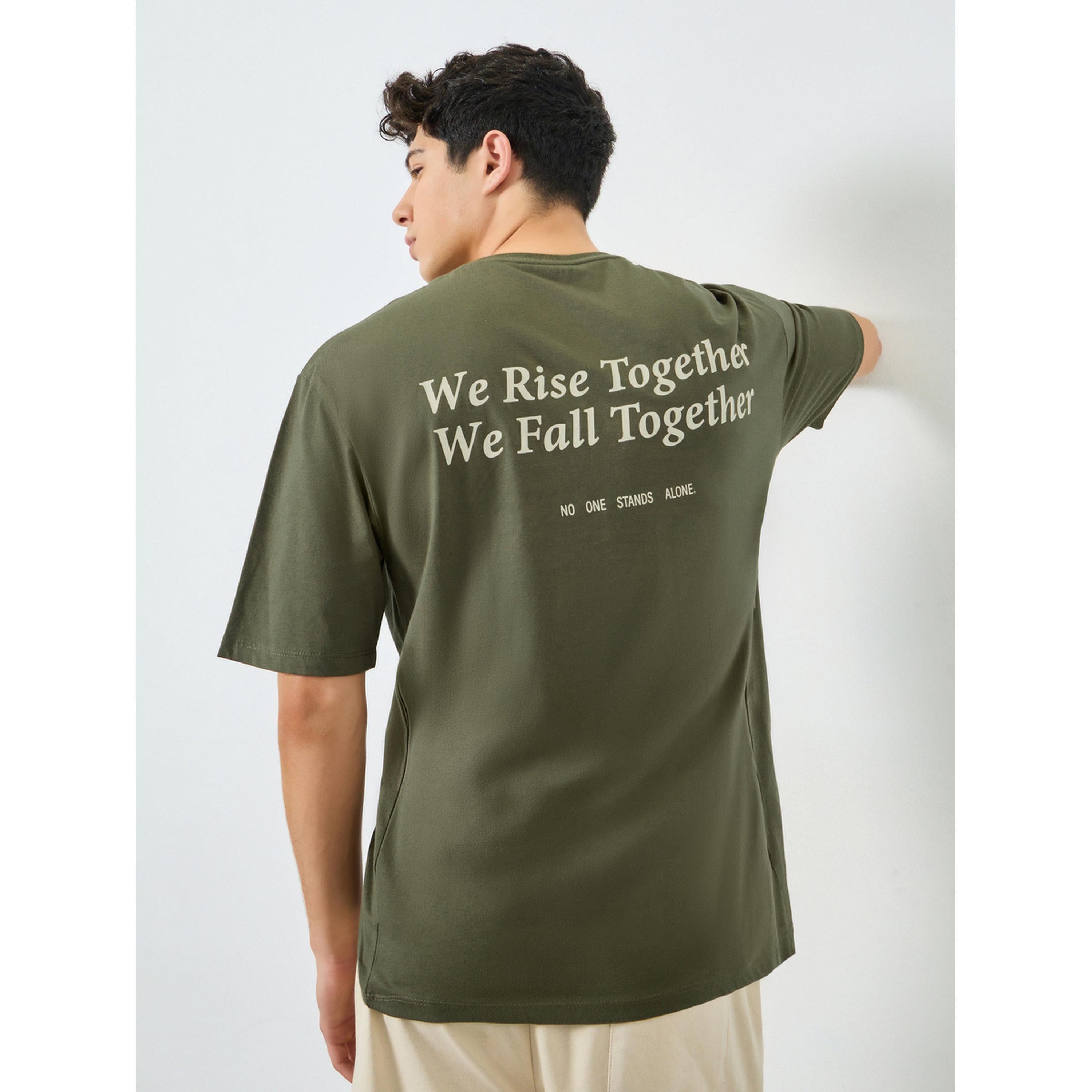 Styli Men Oversized Slogan Print Crew Neck T-Shirt-men-clothing-tshirtsandpolos-tshirts-image-3
