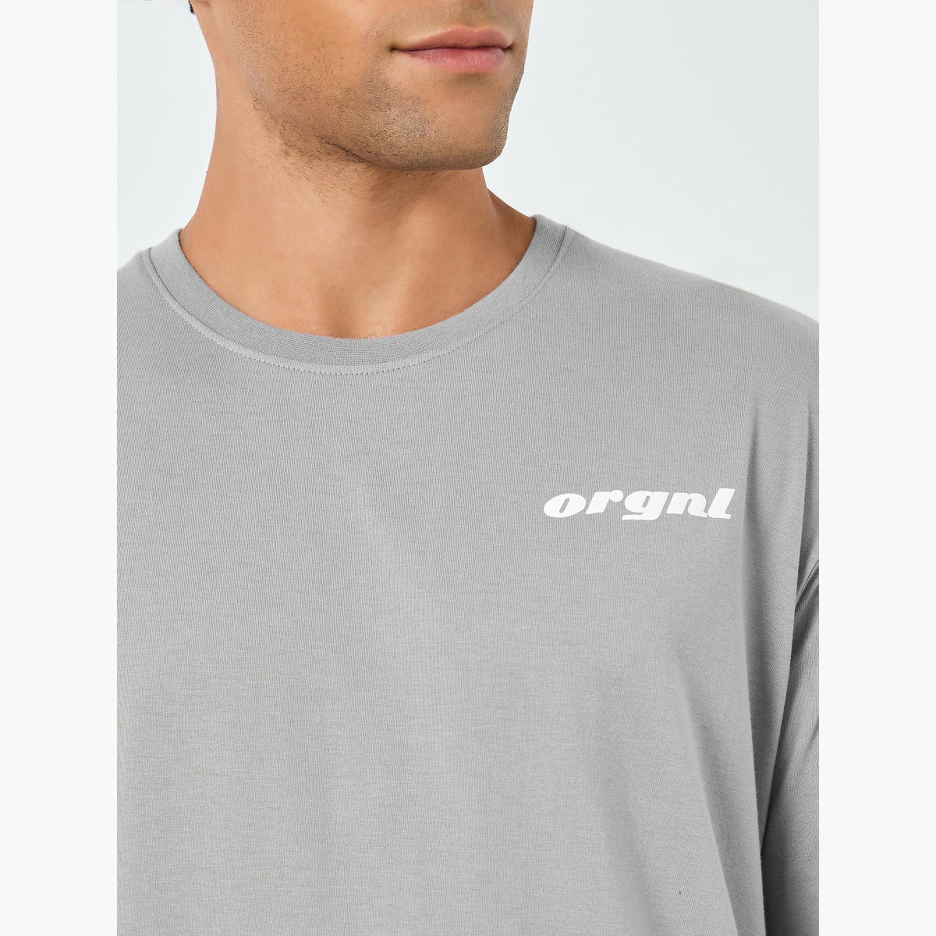 تيشيرت بقصة واسعة وطبعة جرافيك للرجال-men-clothing-tshirtsandpolos-polos-image-3