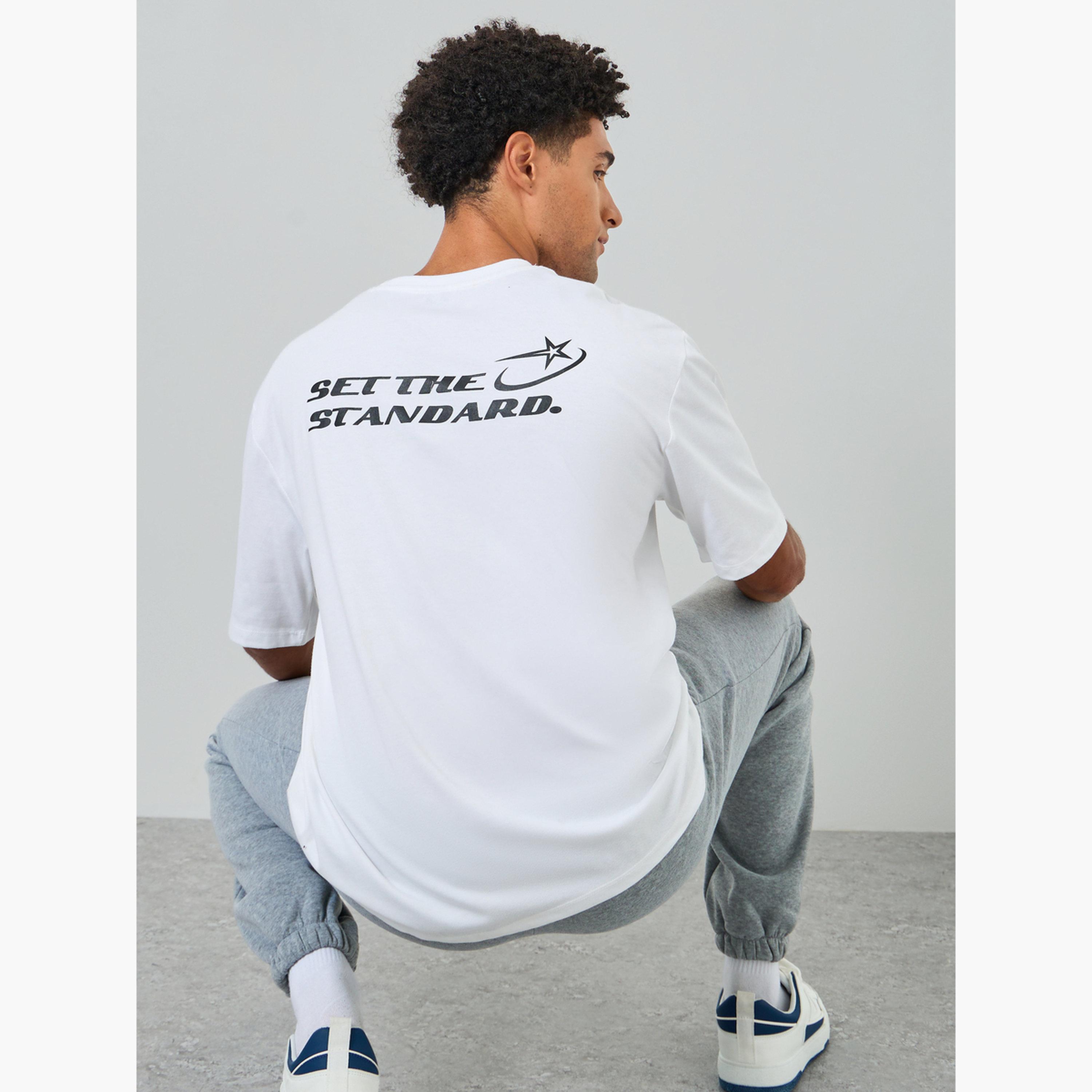 Styli Men White Graphic Print Oversized T-Shirt-men-clothing-tshirtsandpolos-polos-image-6