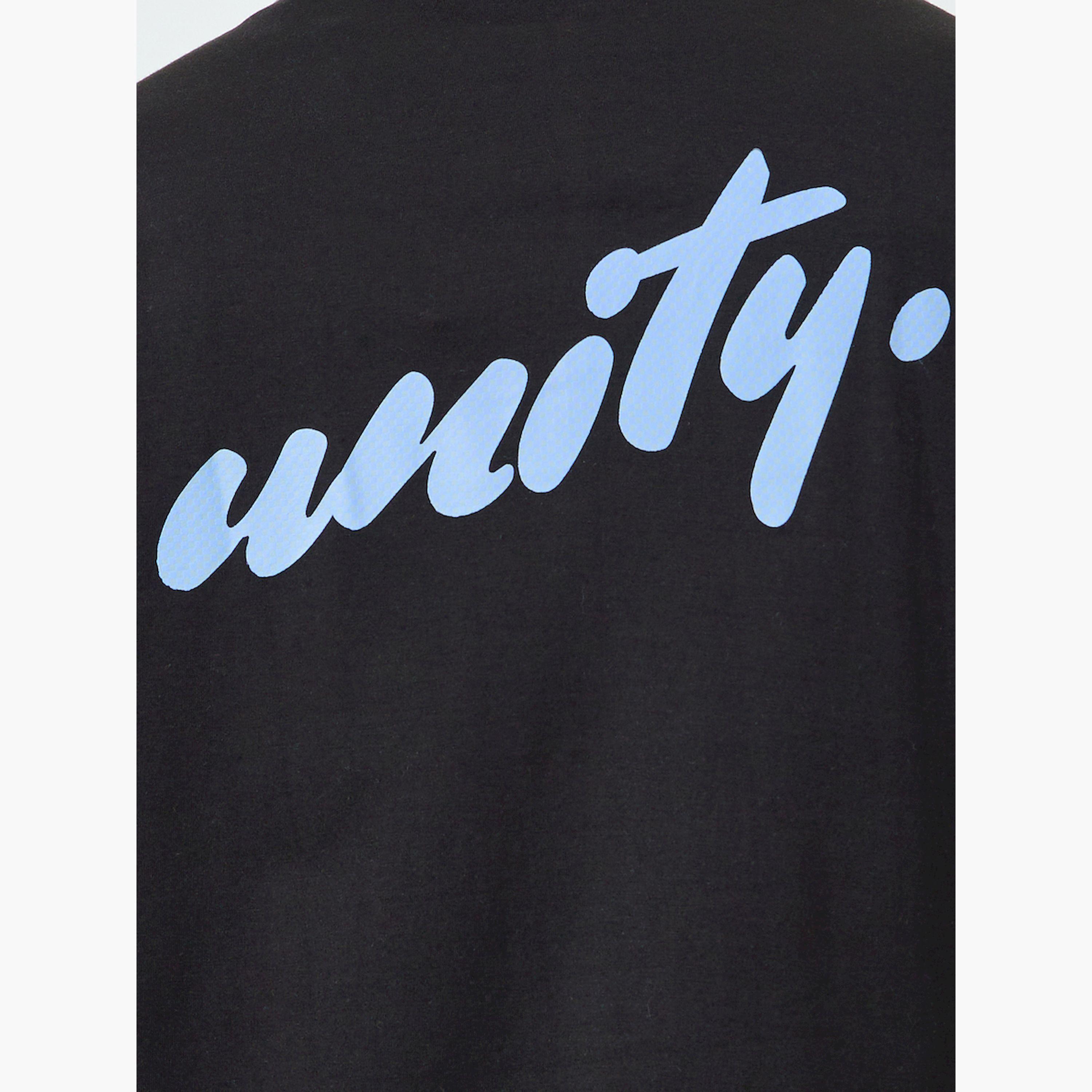 Styli Men Black Oversized Text Print T-Shirt-men-clothing-tshirtsandpolos-tshirts-image-5