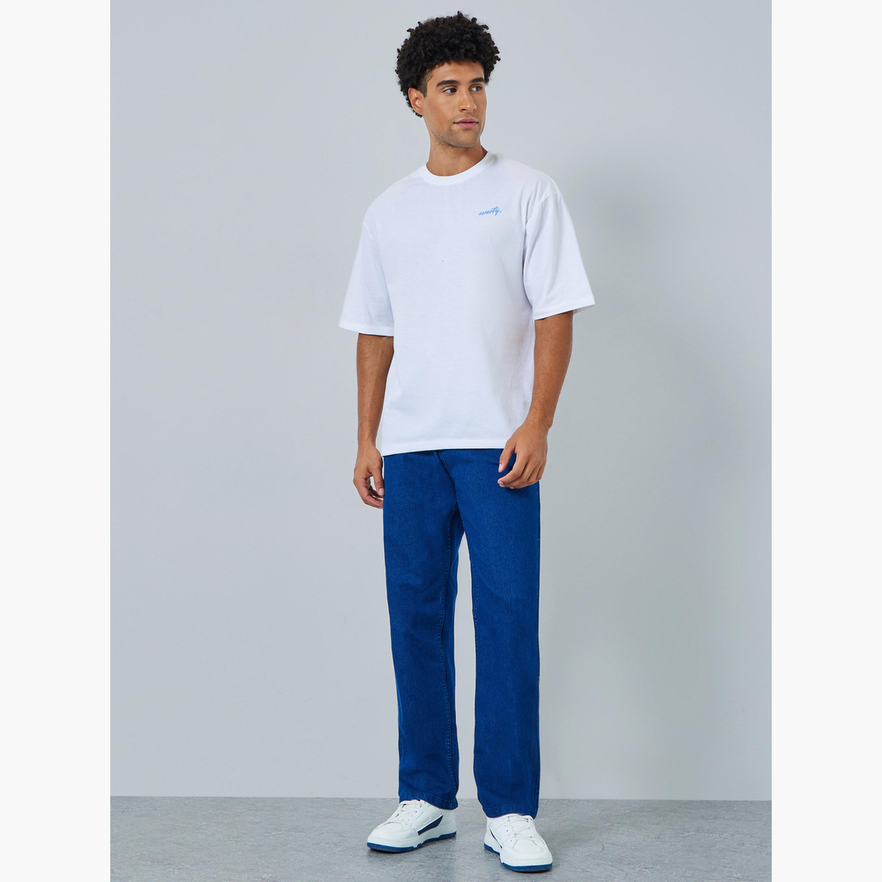 تيشيرت واسع بطبعة كتابة-men-clothing-tshirtsandpolos-tshirts-image-4