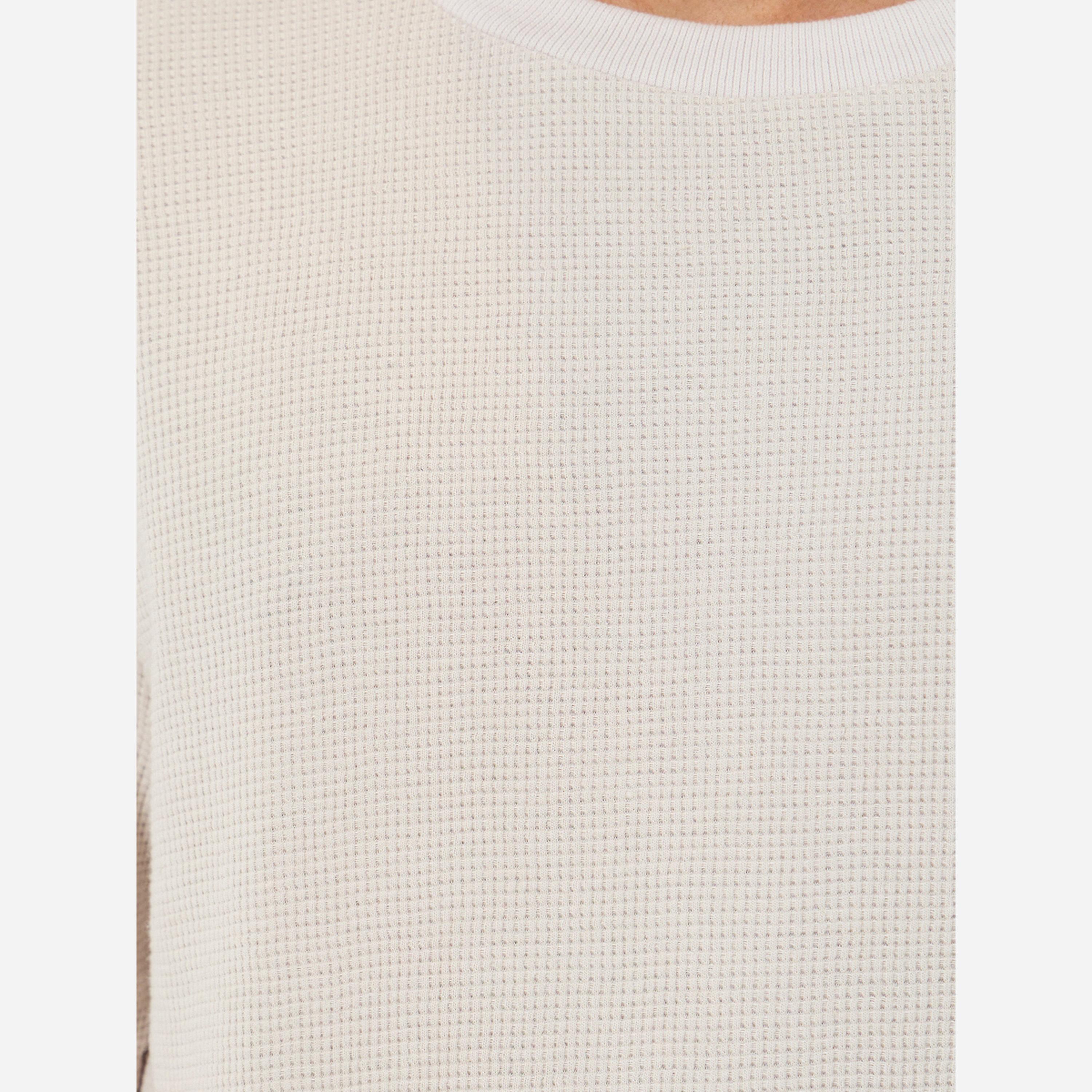 ستايلي - تيشيرت رجالي مقاس واسع ياقة عالية بنسيج بارز-men-clothing-tshirtsandpolos-tshirts-image-3