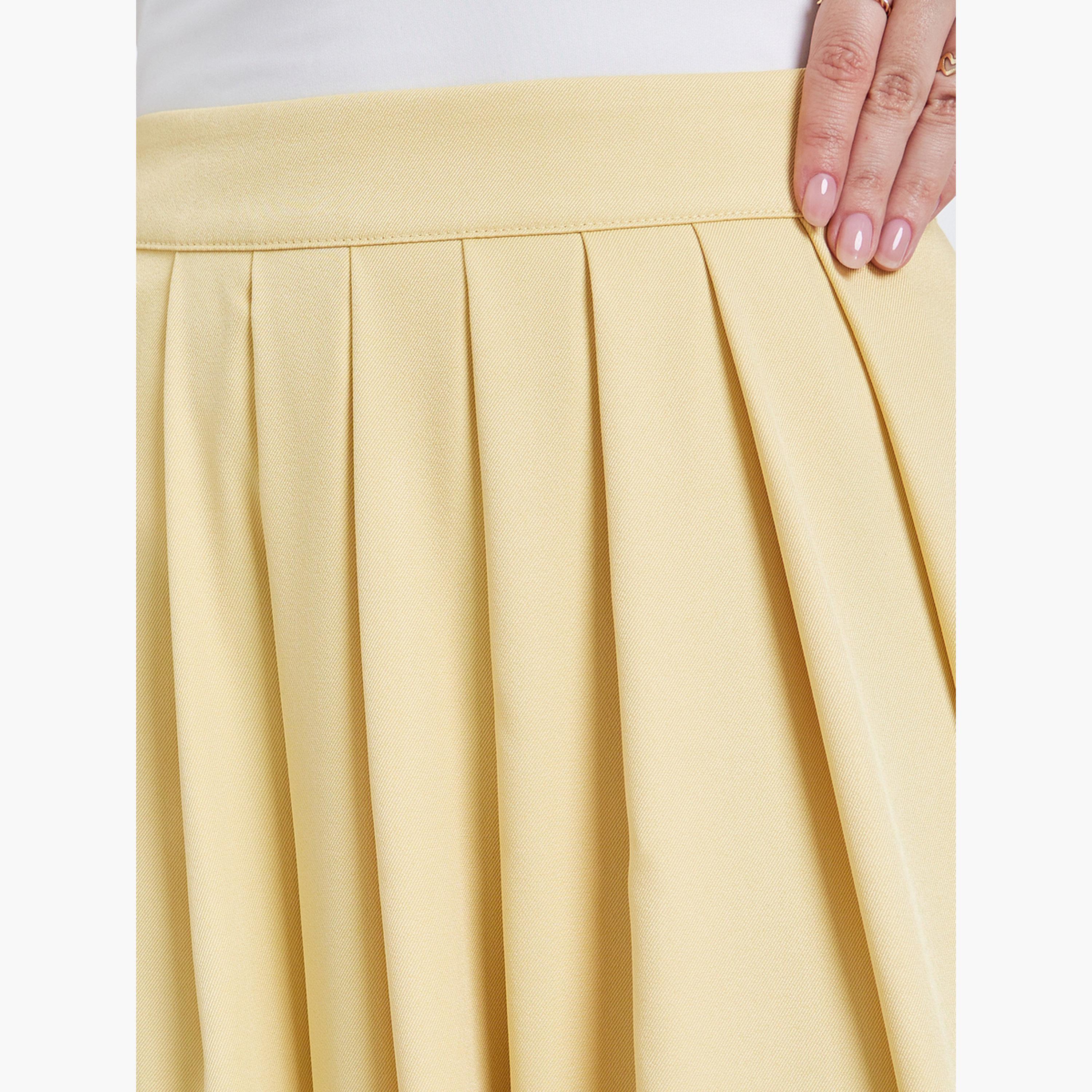 تنورة طويلة بطيات صندوقية بقصة واسعة-women-clothing-bottoms-skirts-image-4