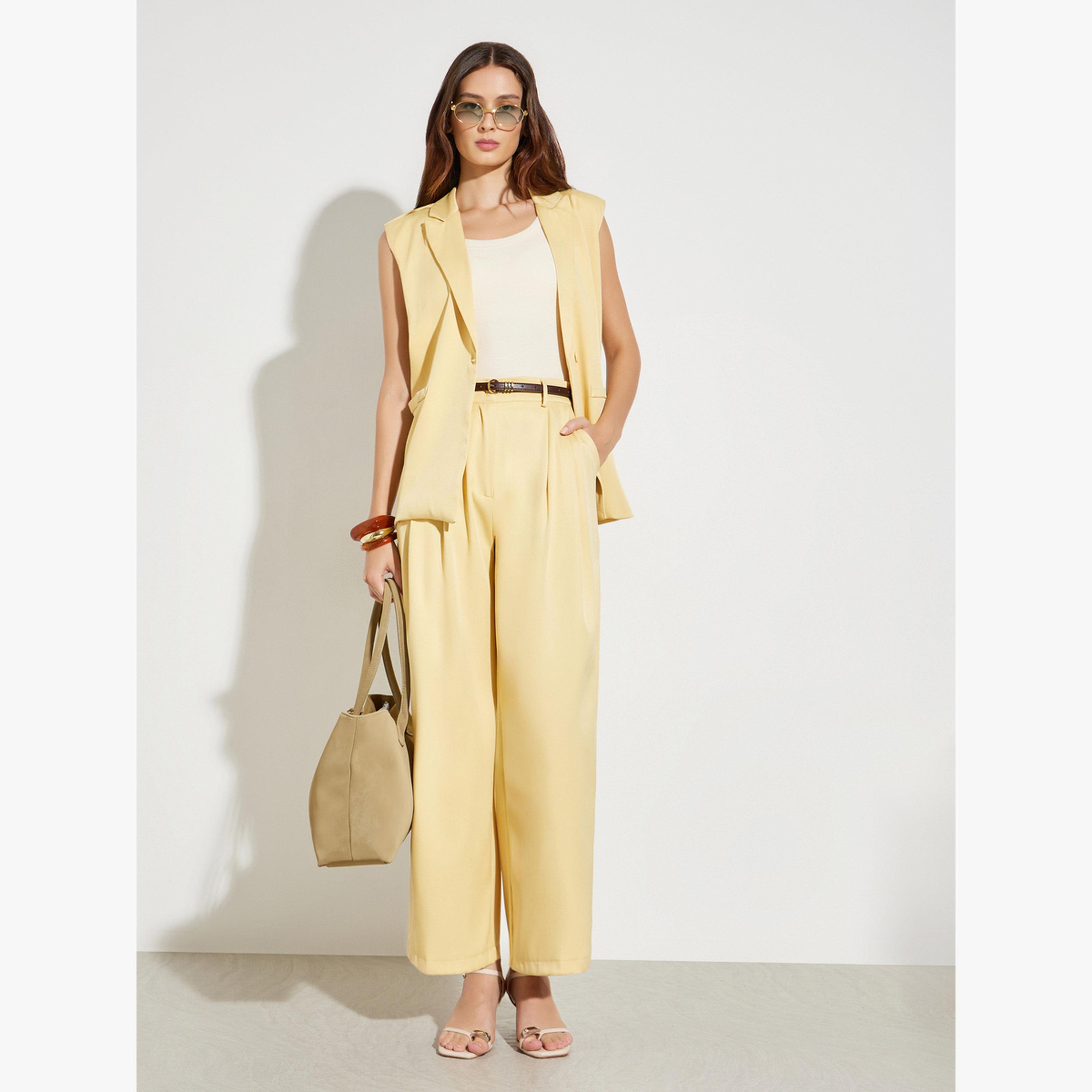 بنطال بأرجل واسعة بكسرات-women-clothing-bottoms-joggers-image-2