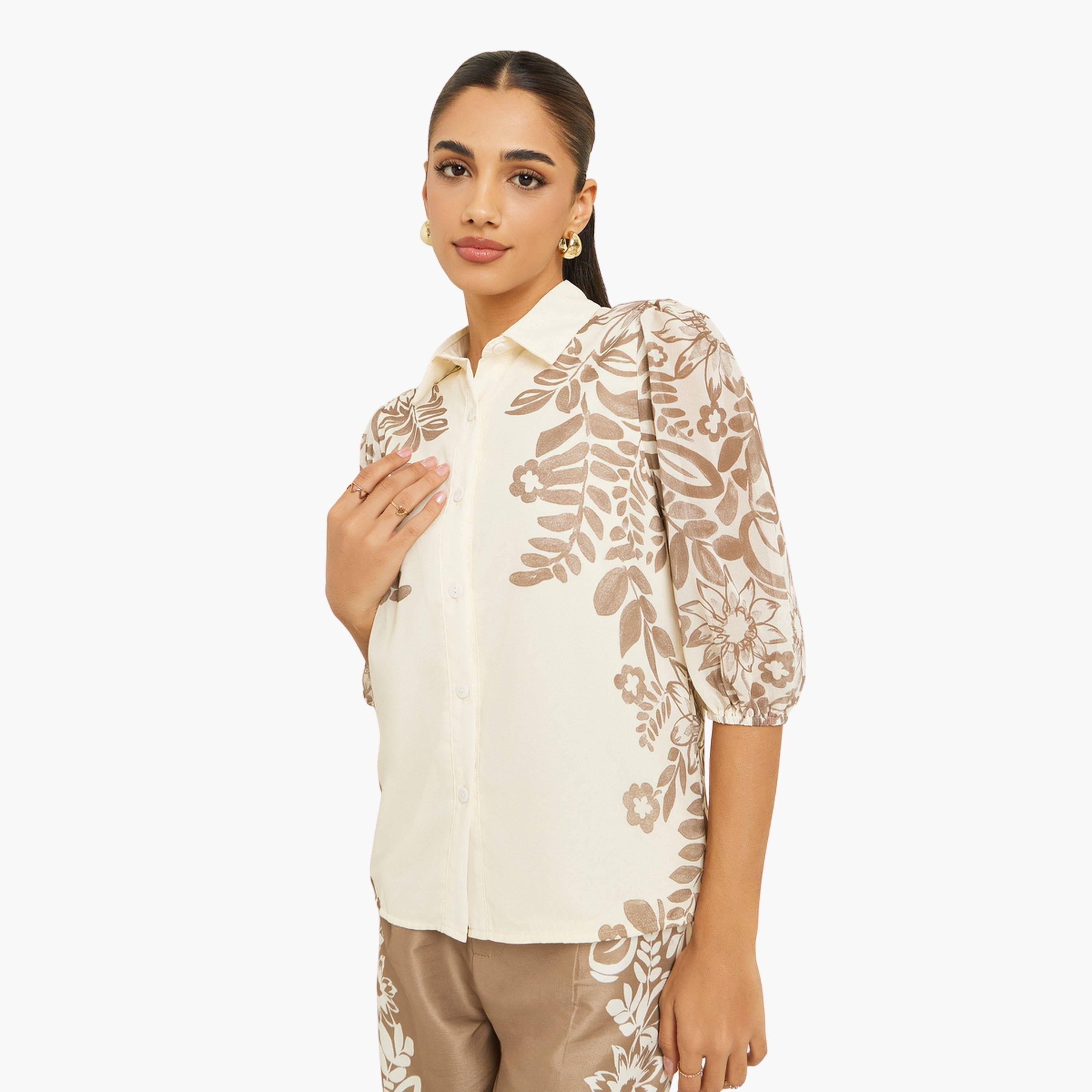 قميص بطبعة زهور موزعة-women-clothing-shirtsandblouses-shirts-image-1